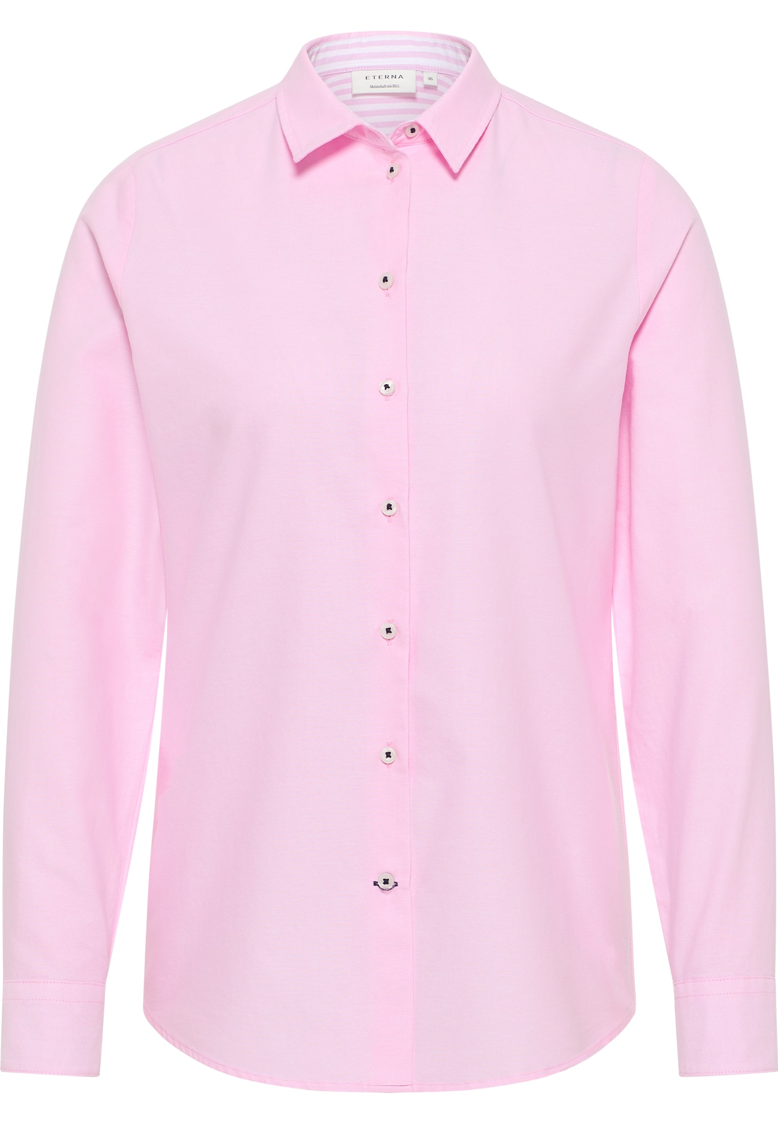 Oxford Shirt Blouse in roze vlakte