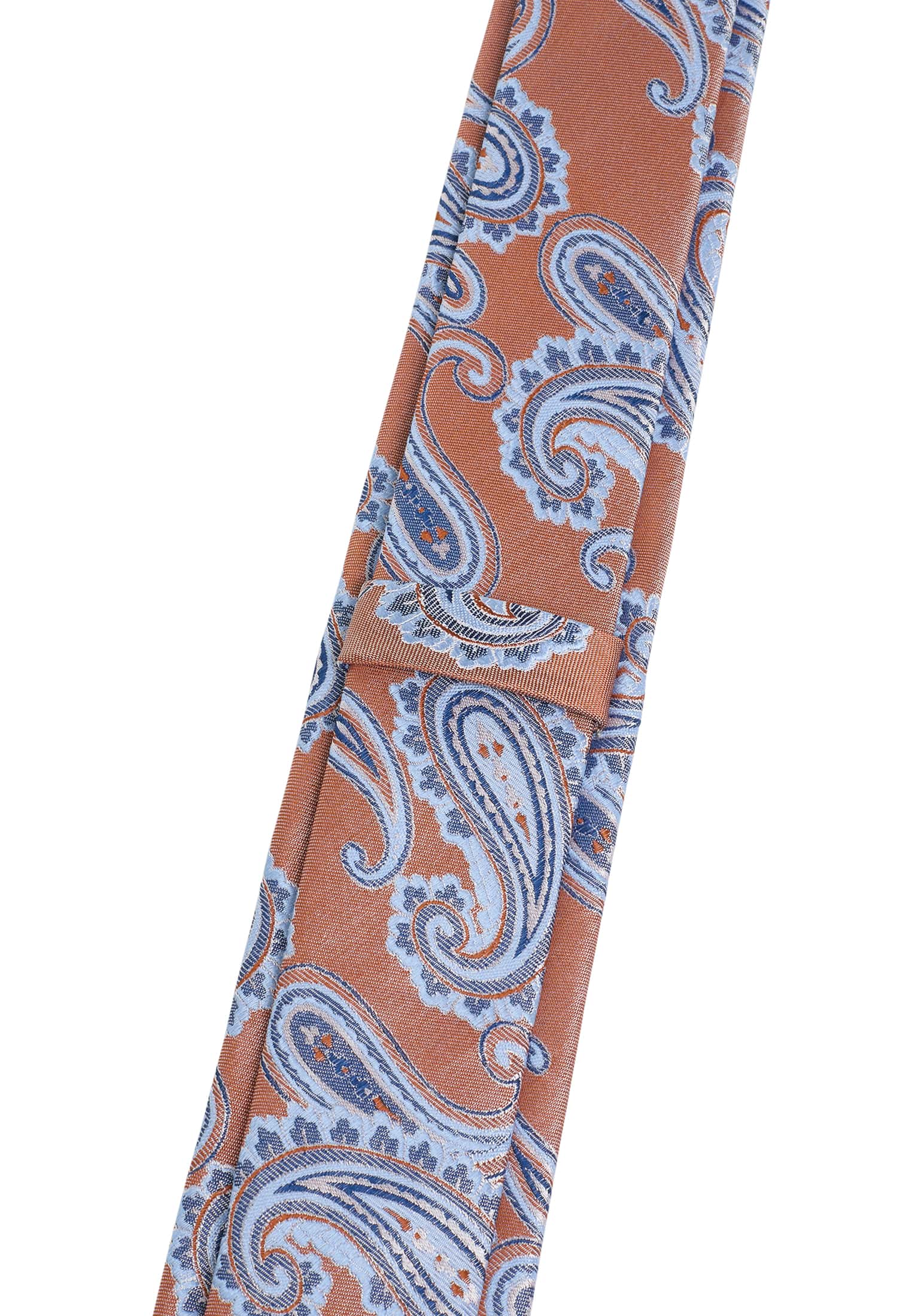 Krawatte in kupfer gemustert