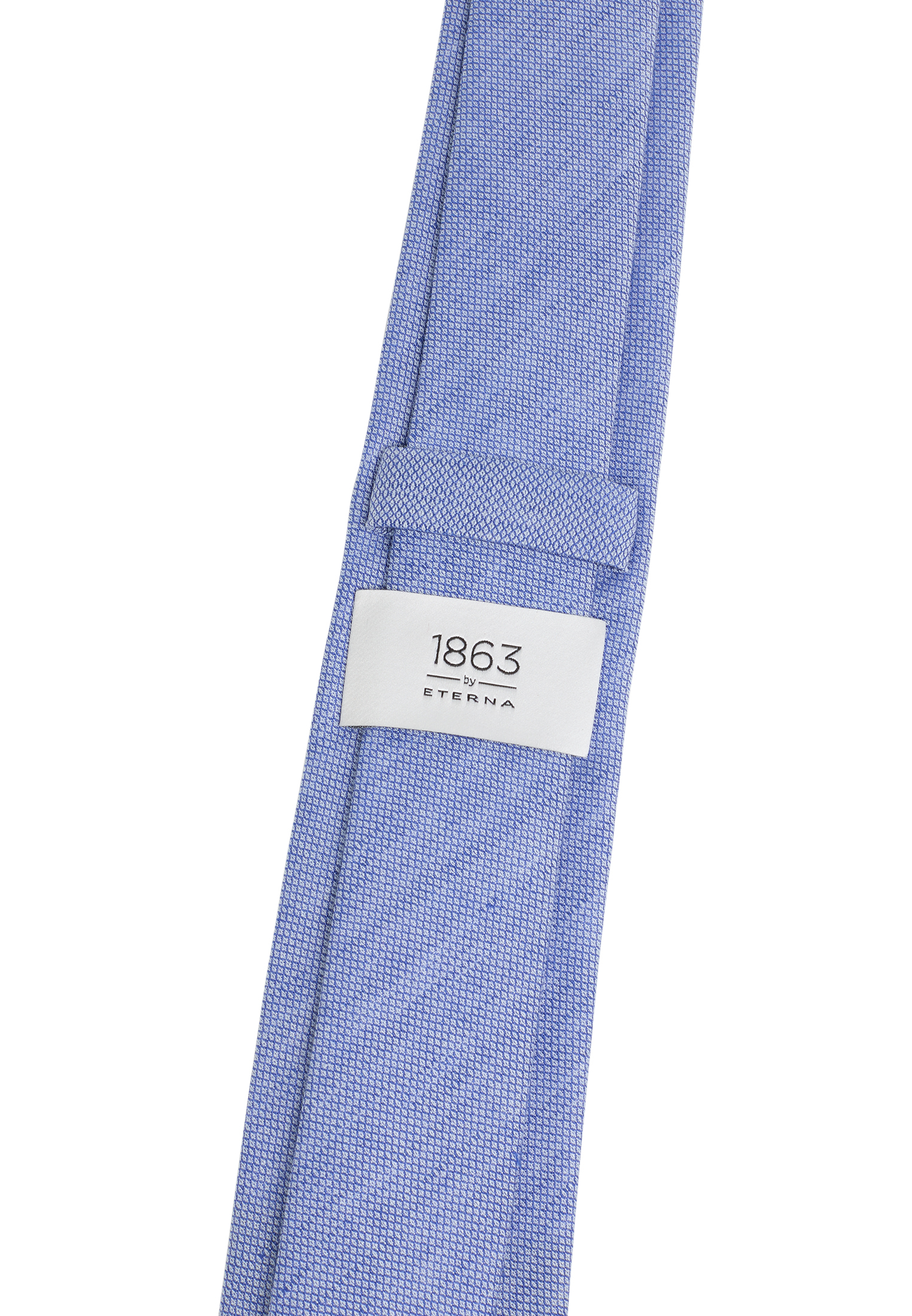 Cravate bleu royal structuré