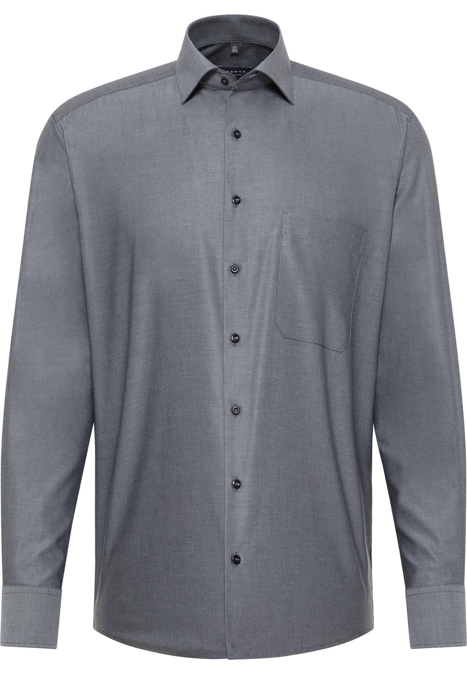 COMFORT FIT Shirt in anthracite plain