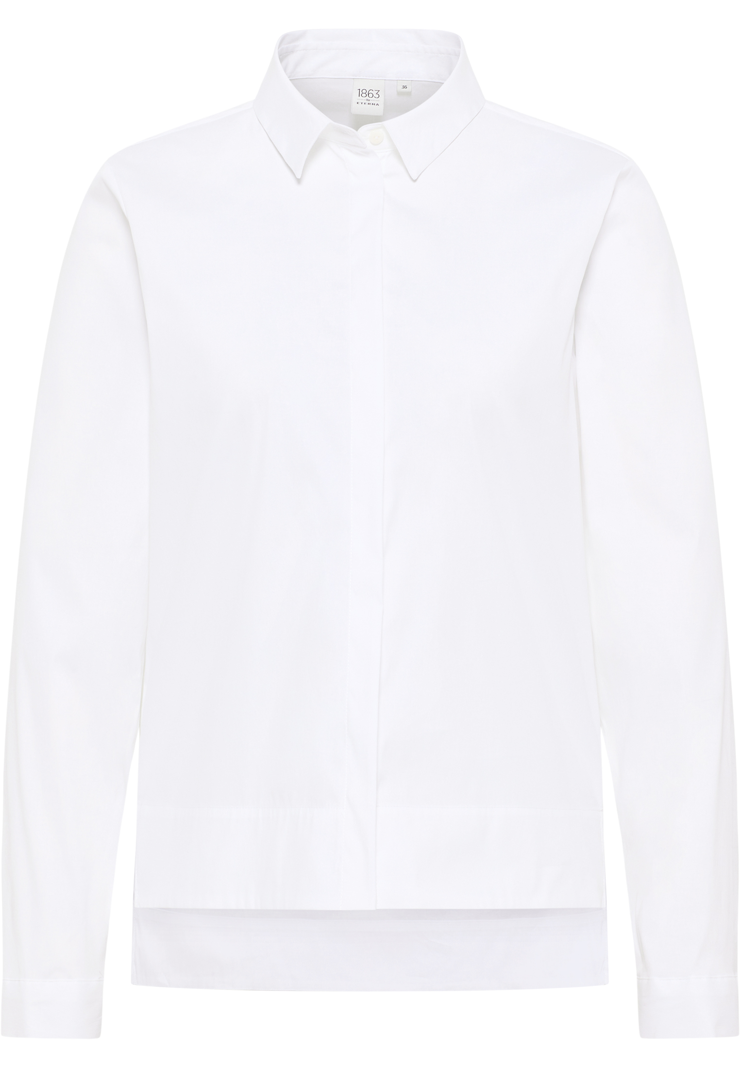 Signature Shirt Blouse blanc uni