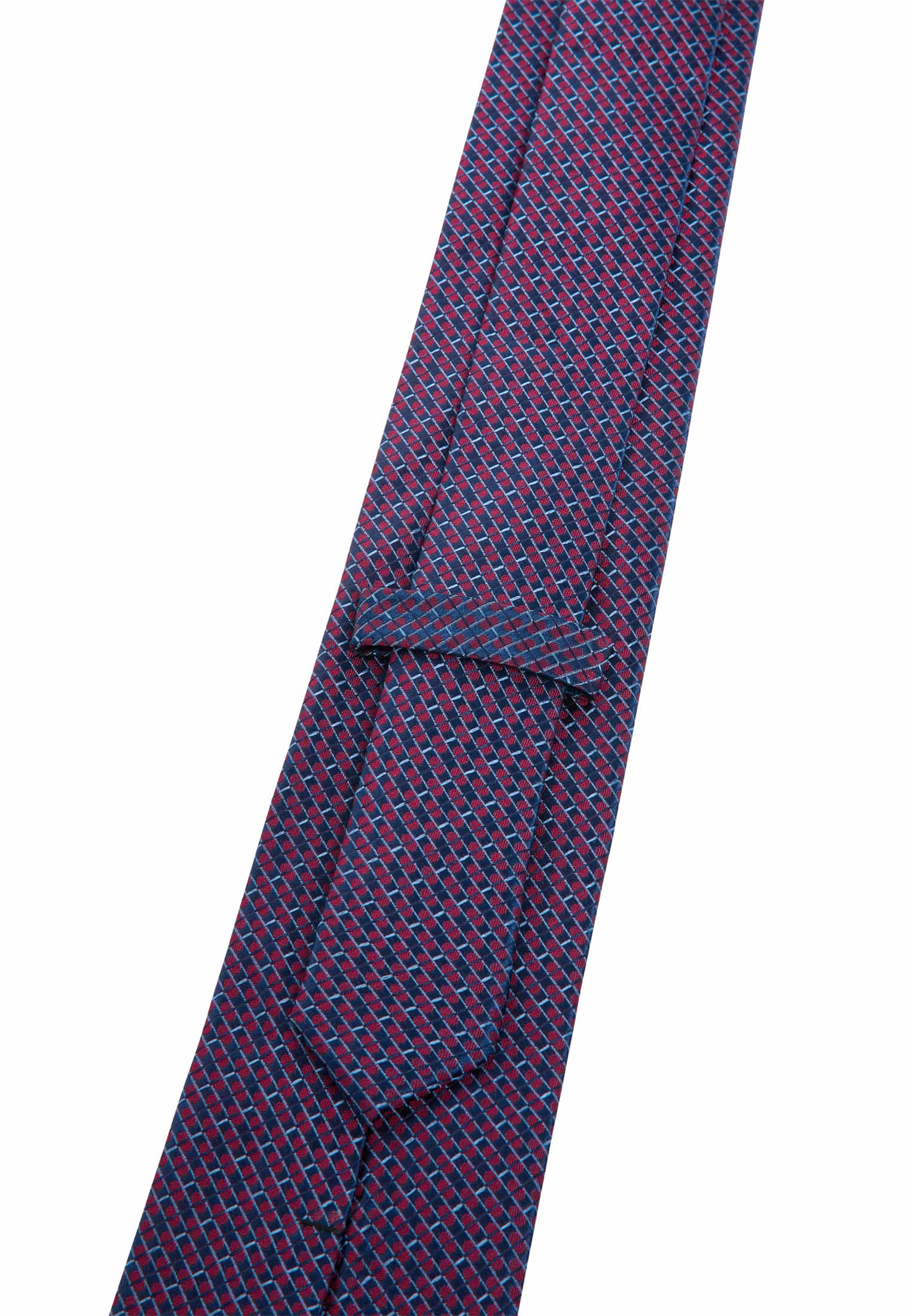 Tie in burgundy structured
