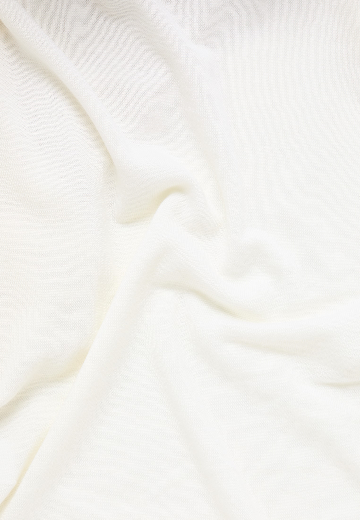 Strick Pullover in weiß unifarben