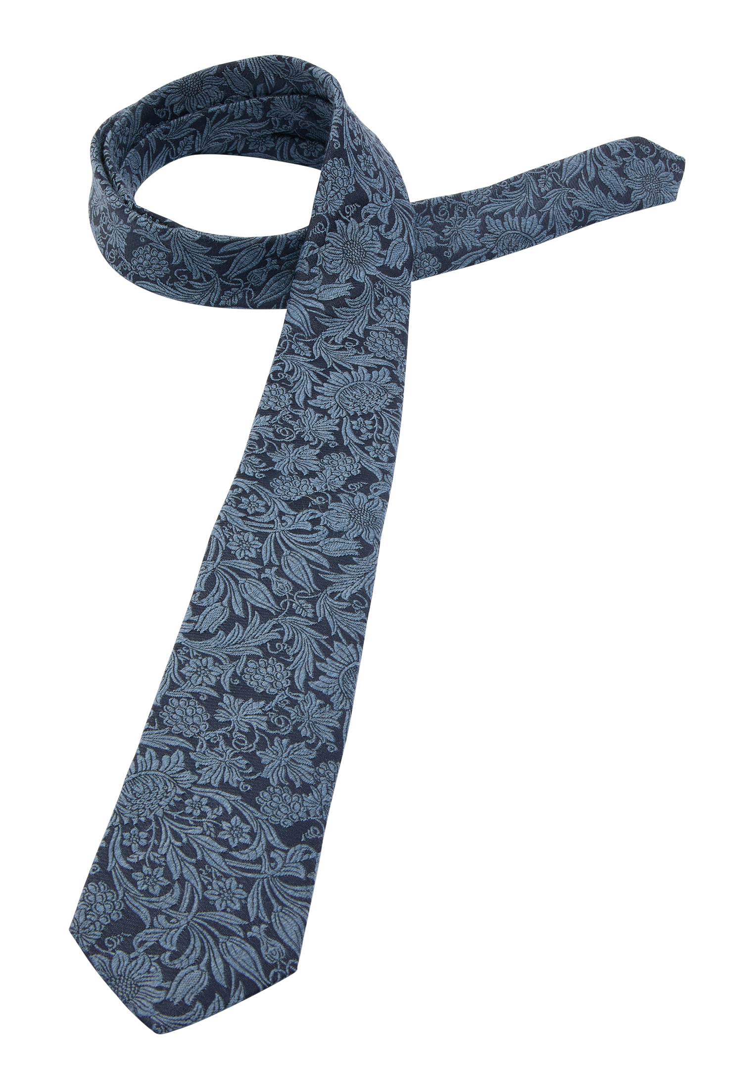 Tie in dark blue patterned | dark blue | 142 | 1AC01901-01-81-142