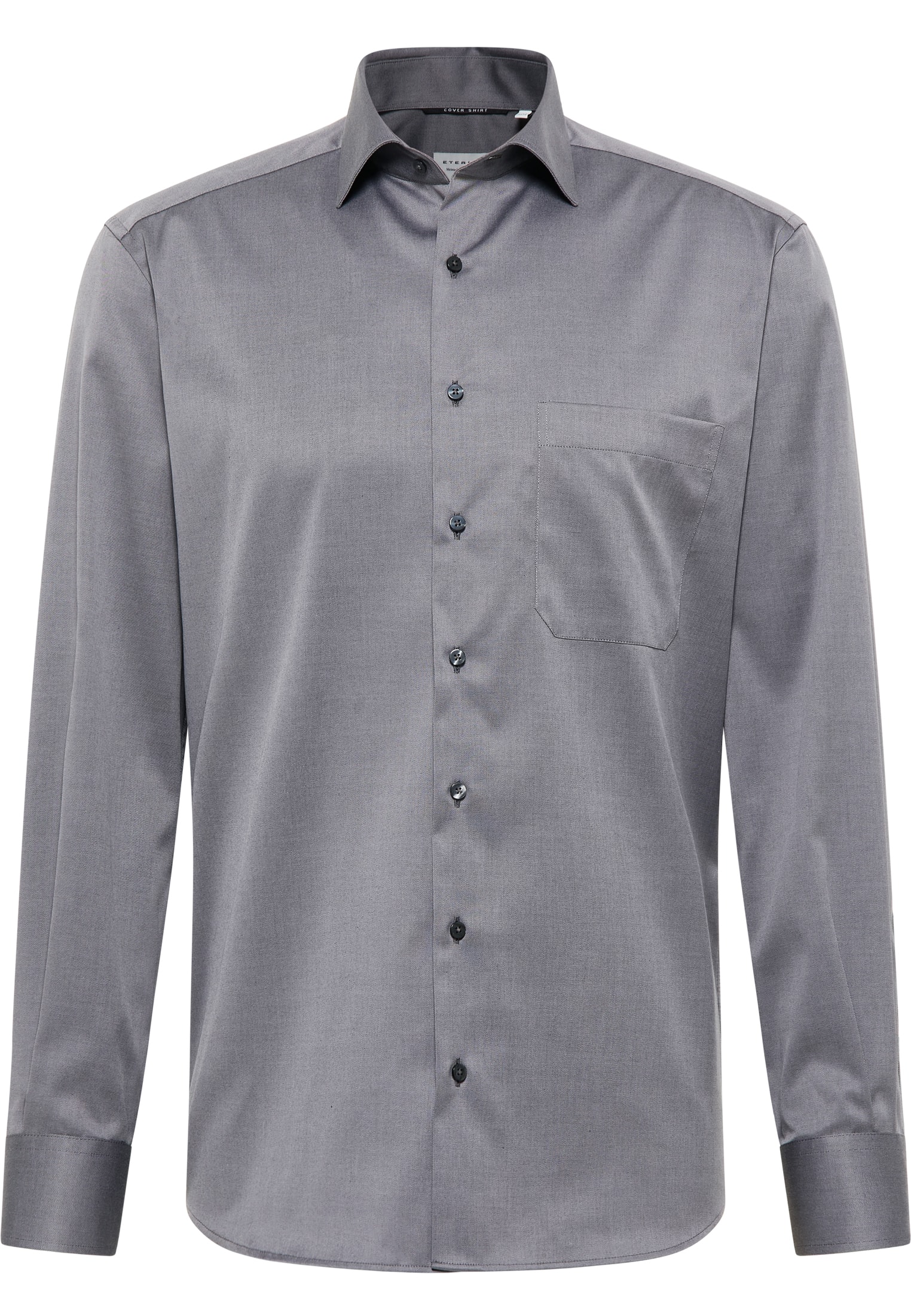COMFORT FIT Cover Shirt gris uni