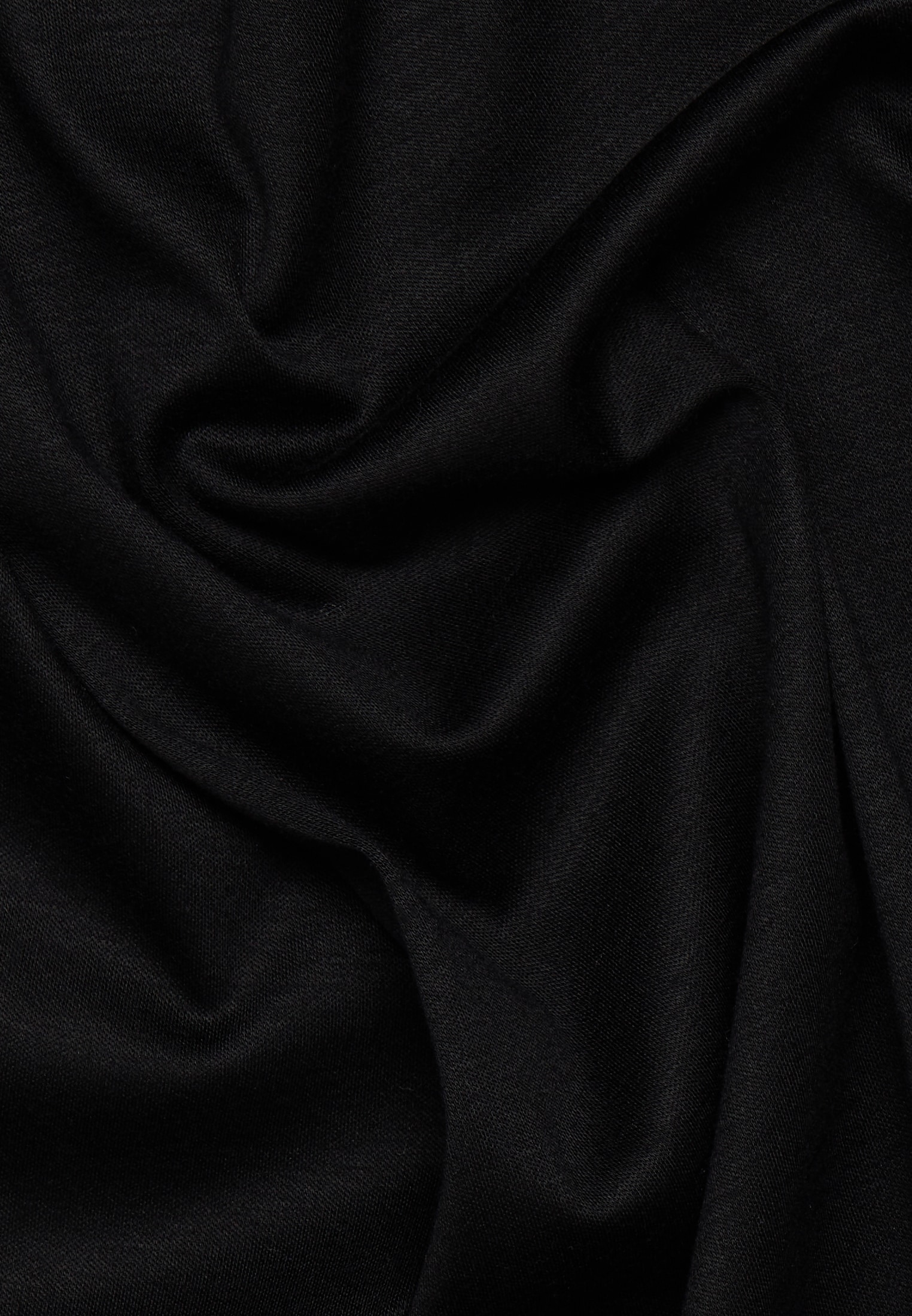 Jersey Shirt Blouse noir uni