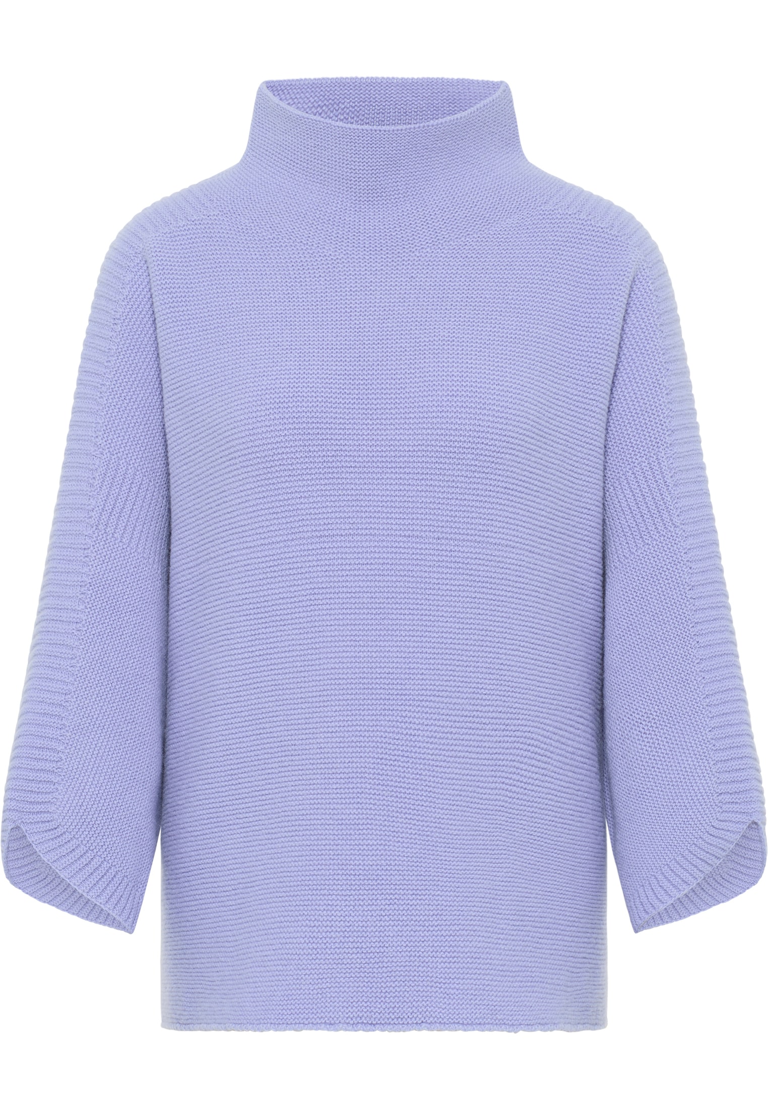 Knitted jumper in sky blue plain
