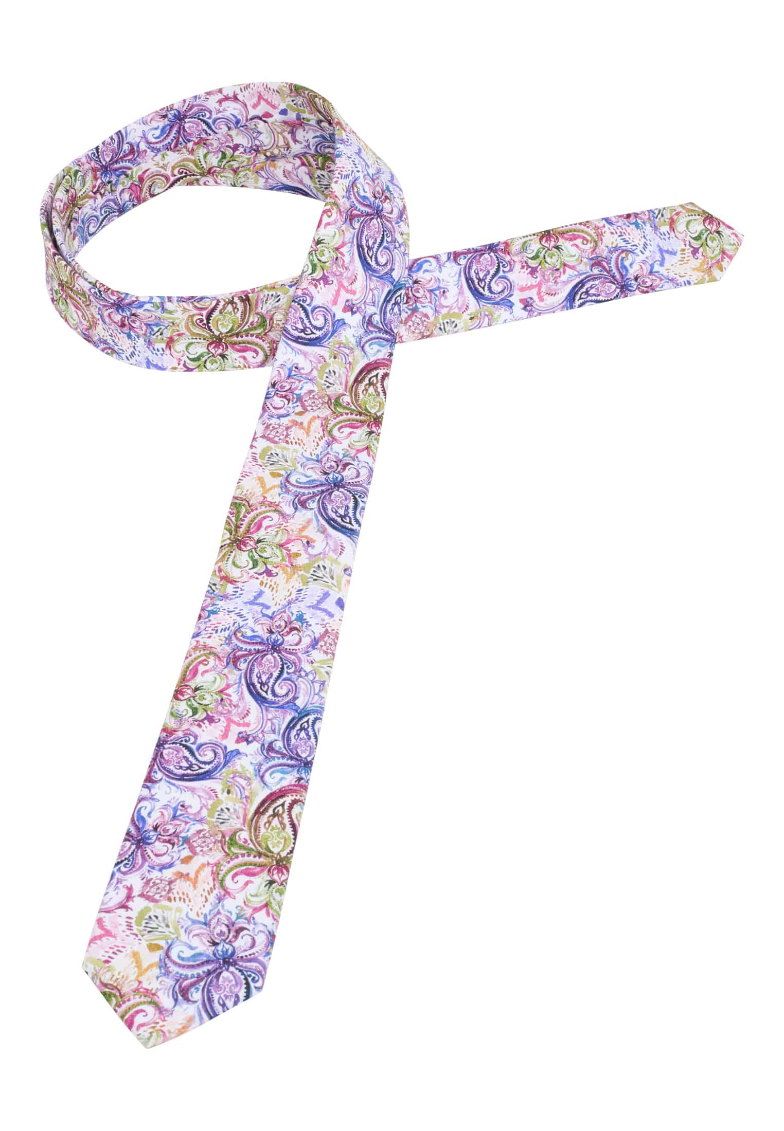Krawatte in lila bedruckt | lila | 142 | 1AC01958-09-01-142