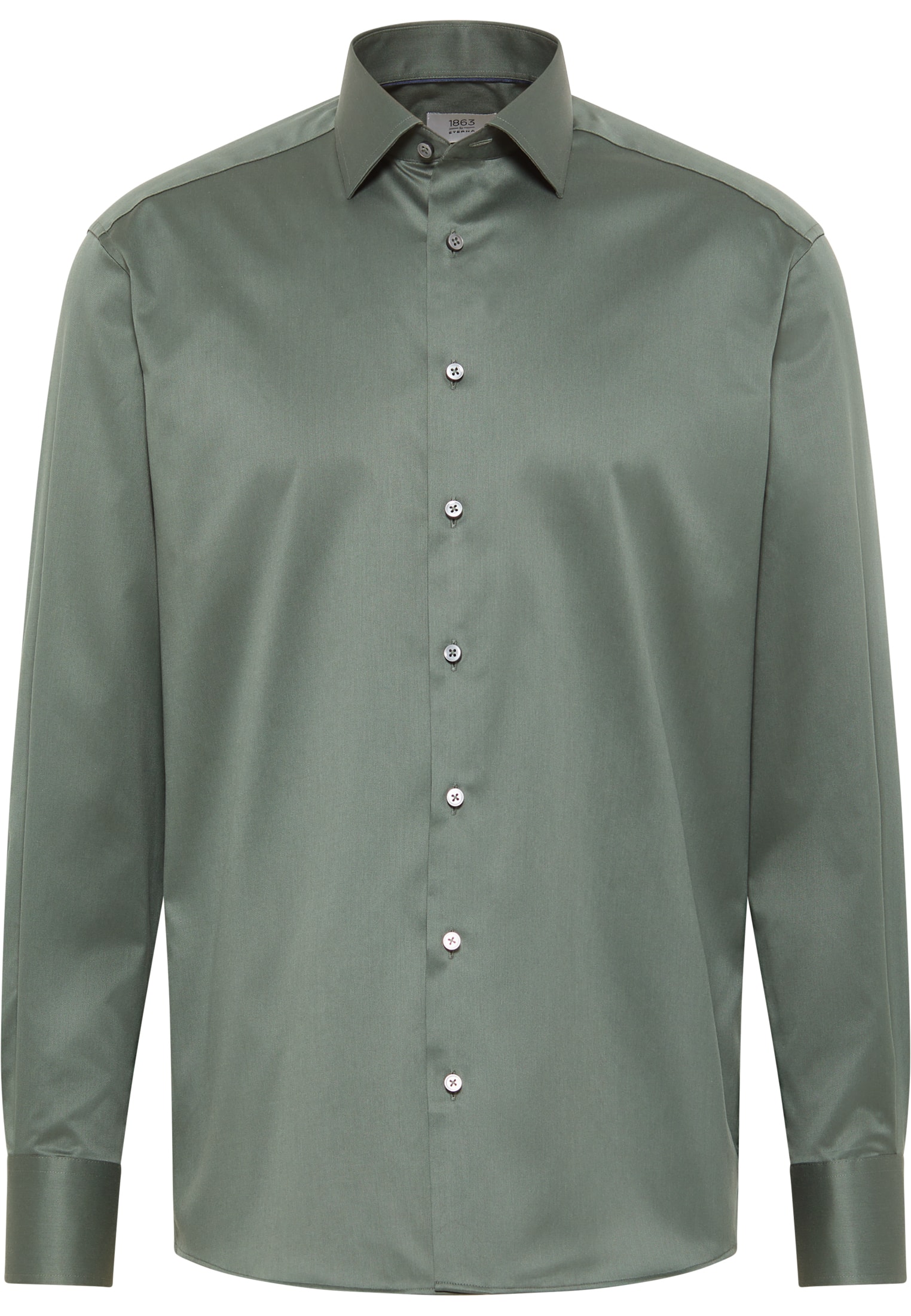 COMFORT FIT Luxury Shirt in jade plain