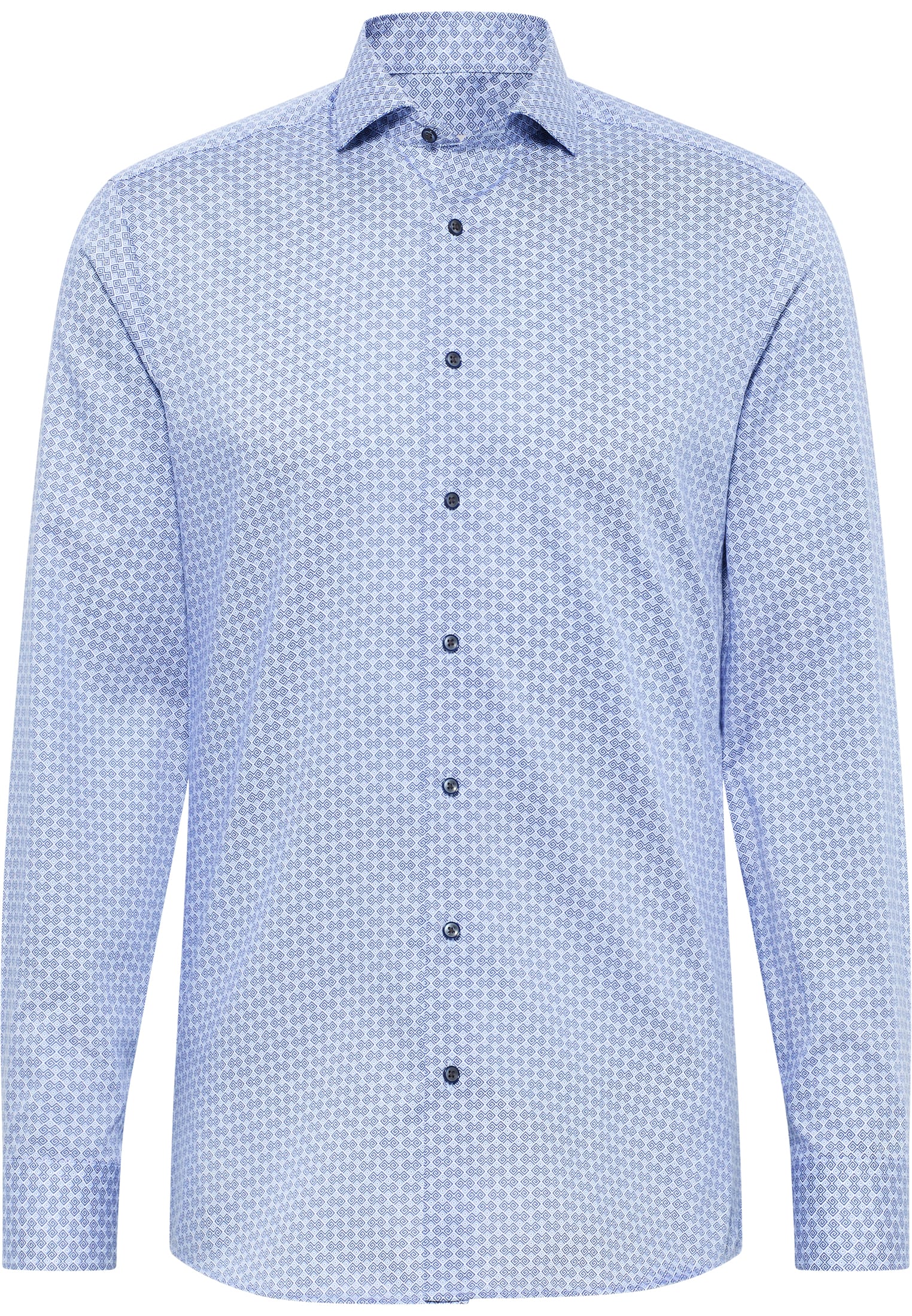 SLIM FIT Shirt in sky blue printed