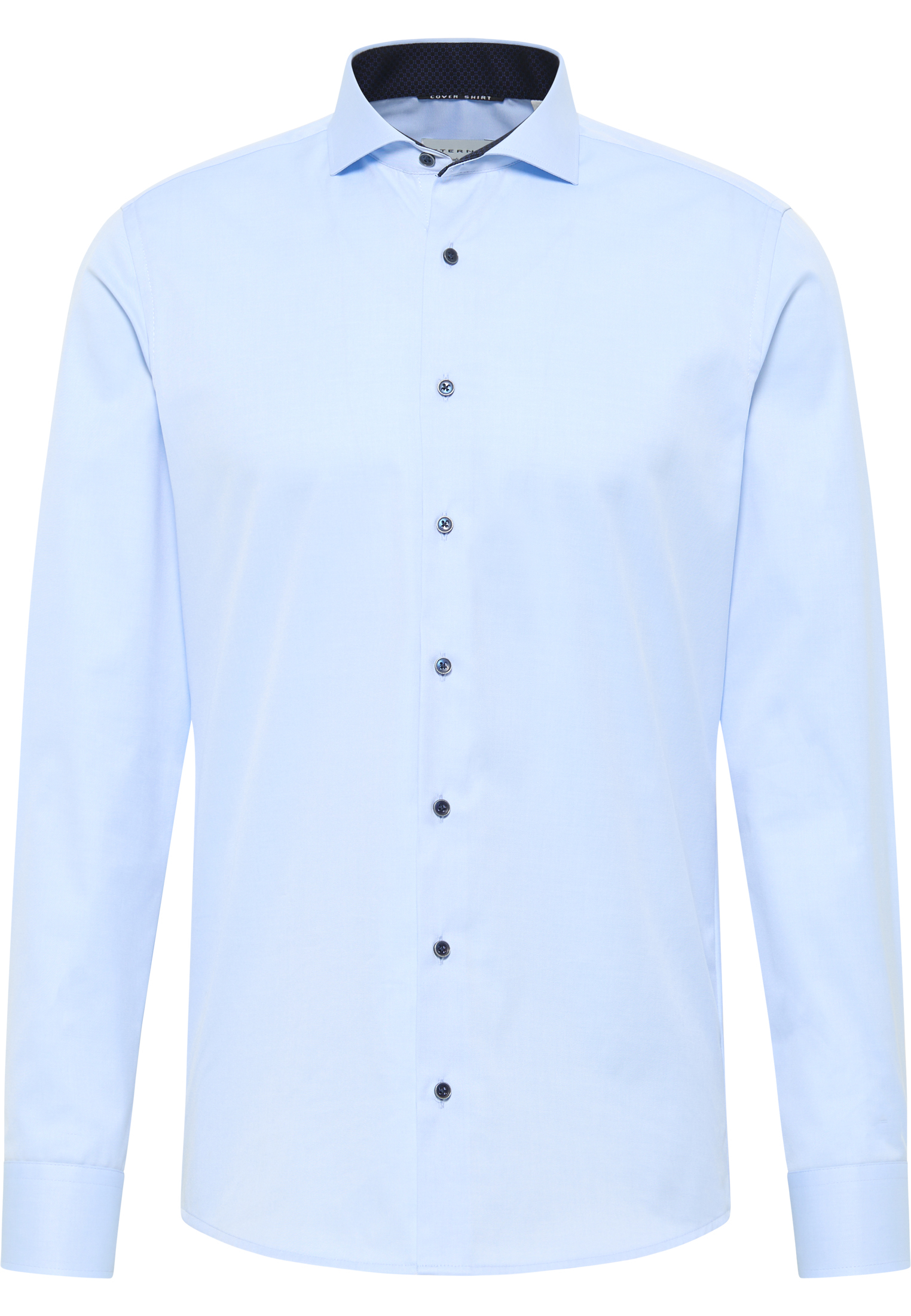 SLIM FIT Cover Shirt bleu clair uni