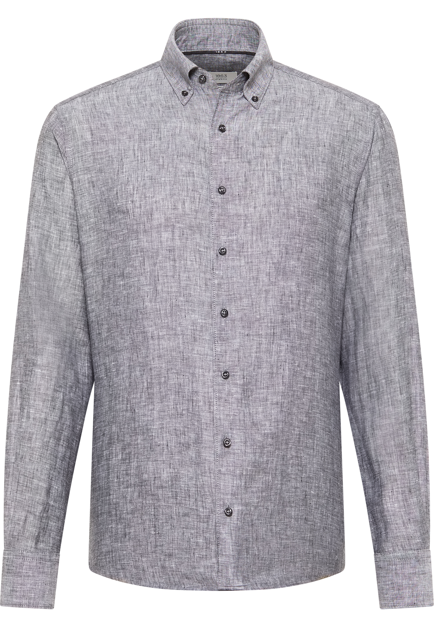MODERN FIT Overhemd in grijs vlakte