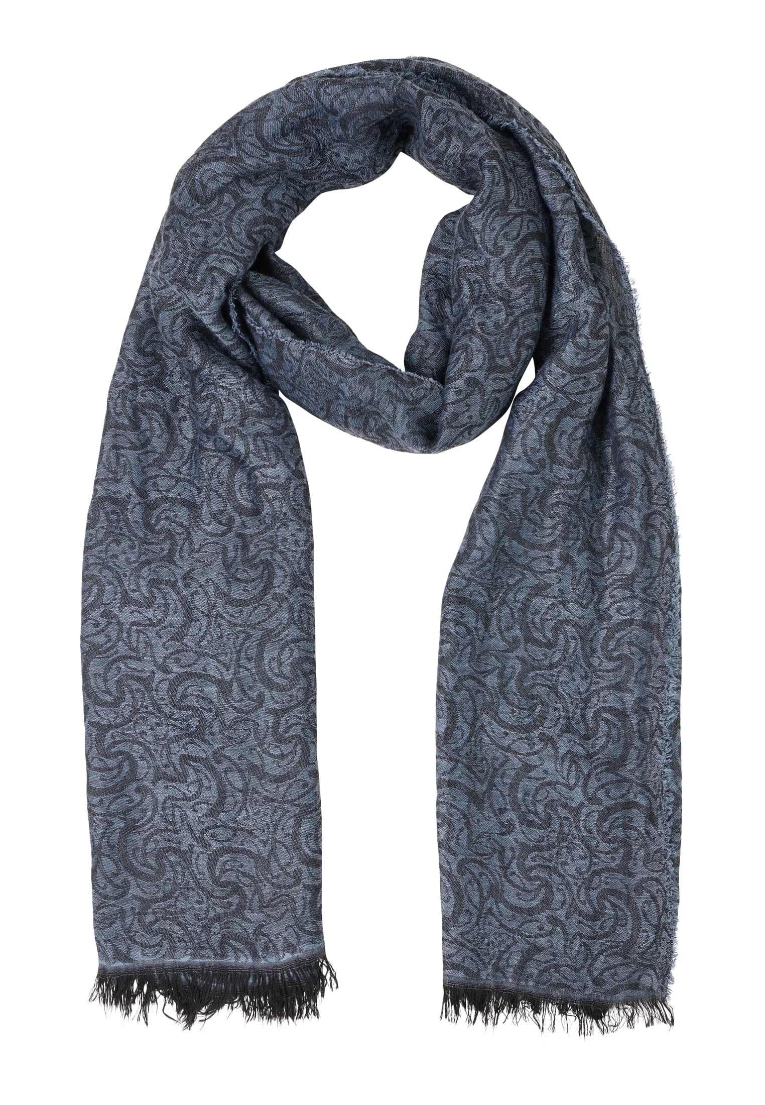 patterned men's scarf