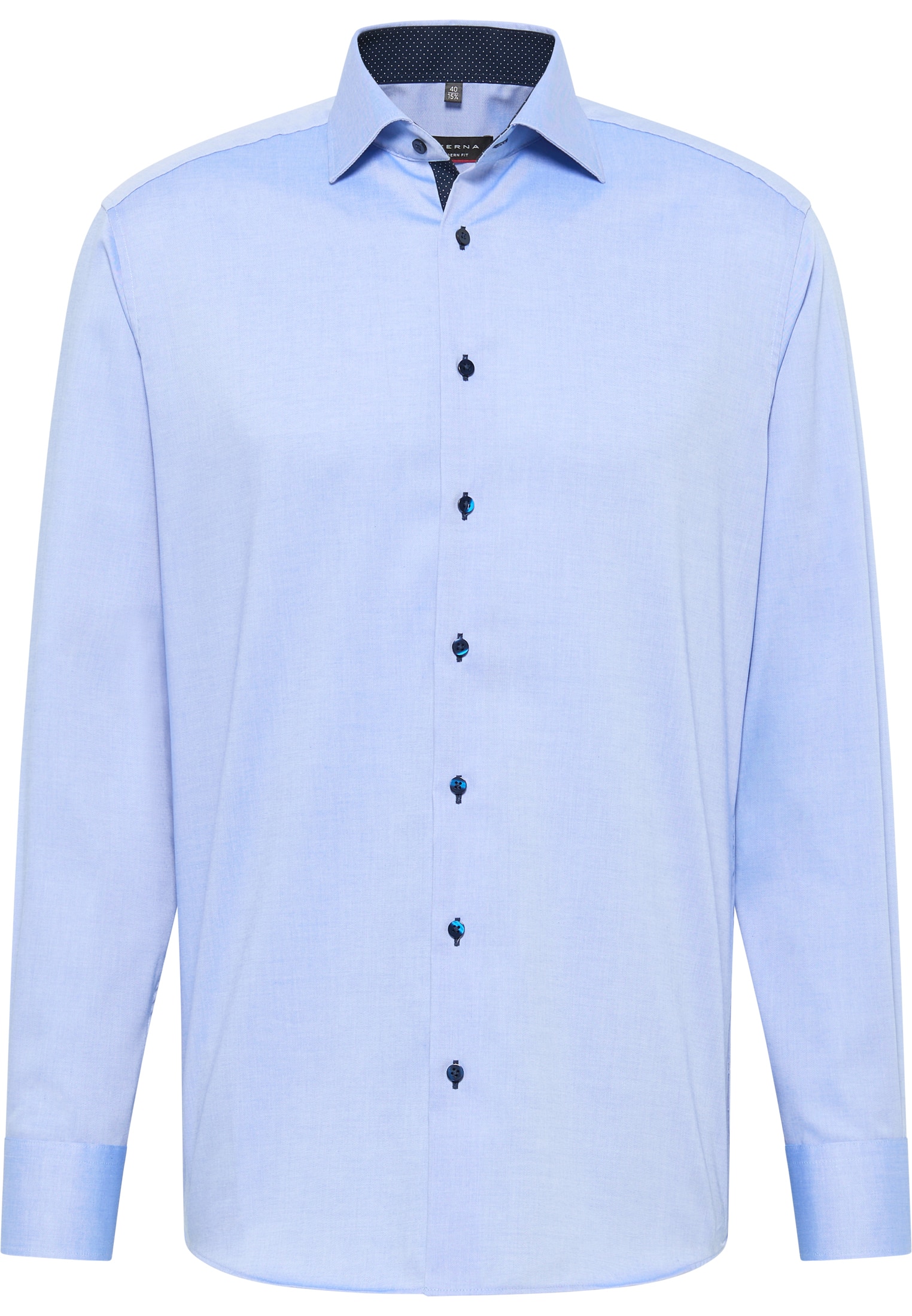 MODERN FIT Overhemd in blauw vlakte