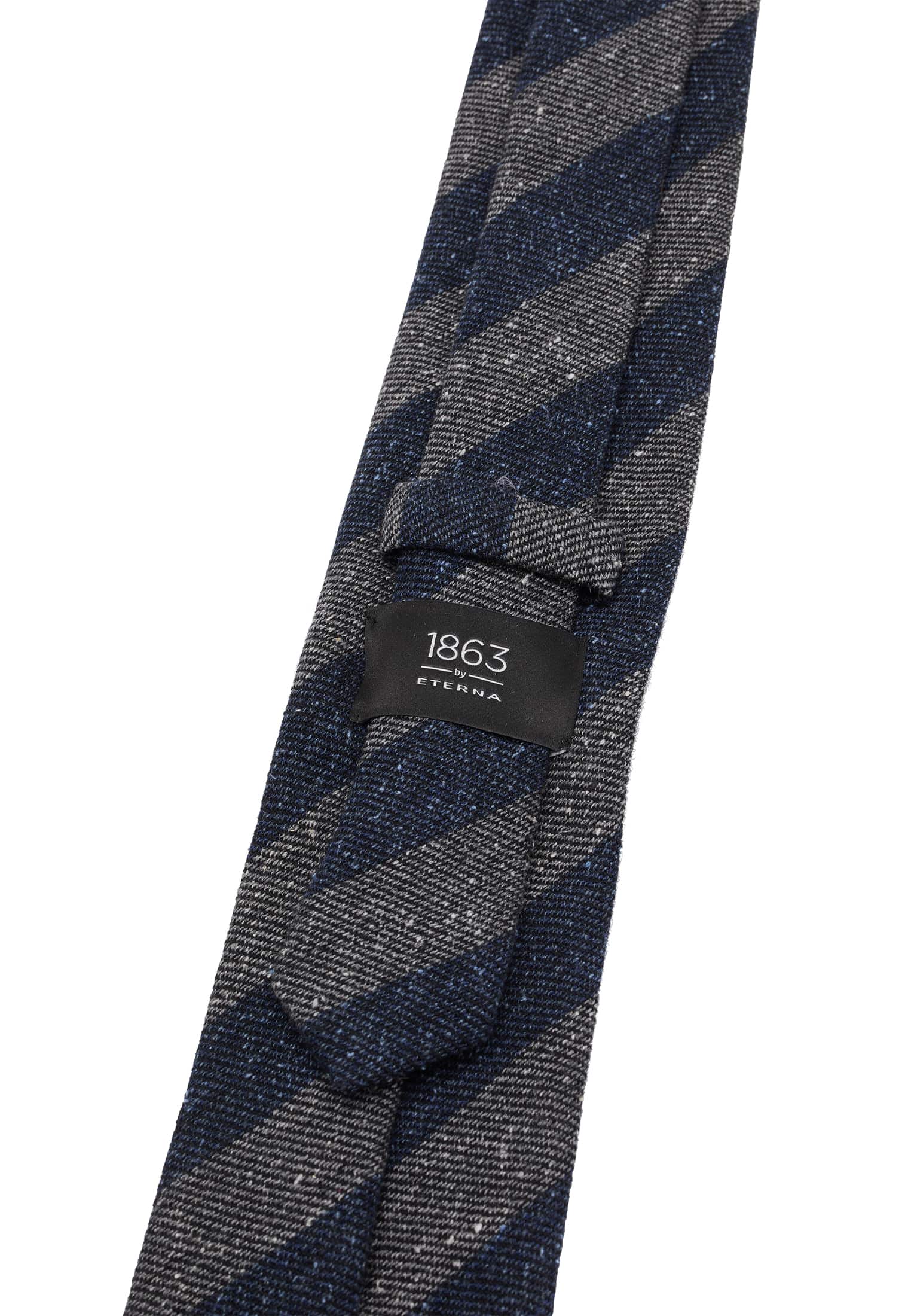 Tie in anthracite striped
