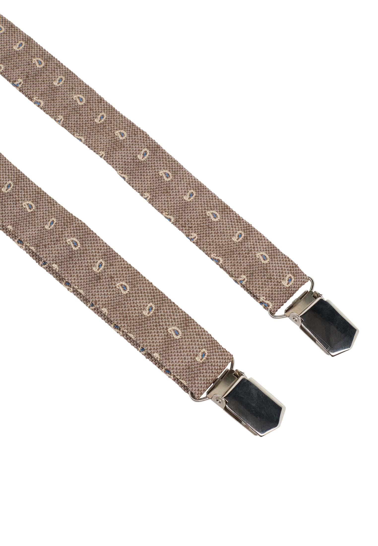 Braces in beige patterned