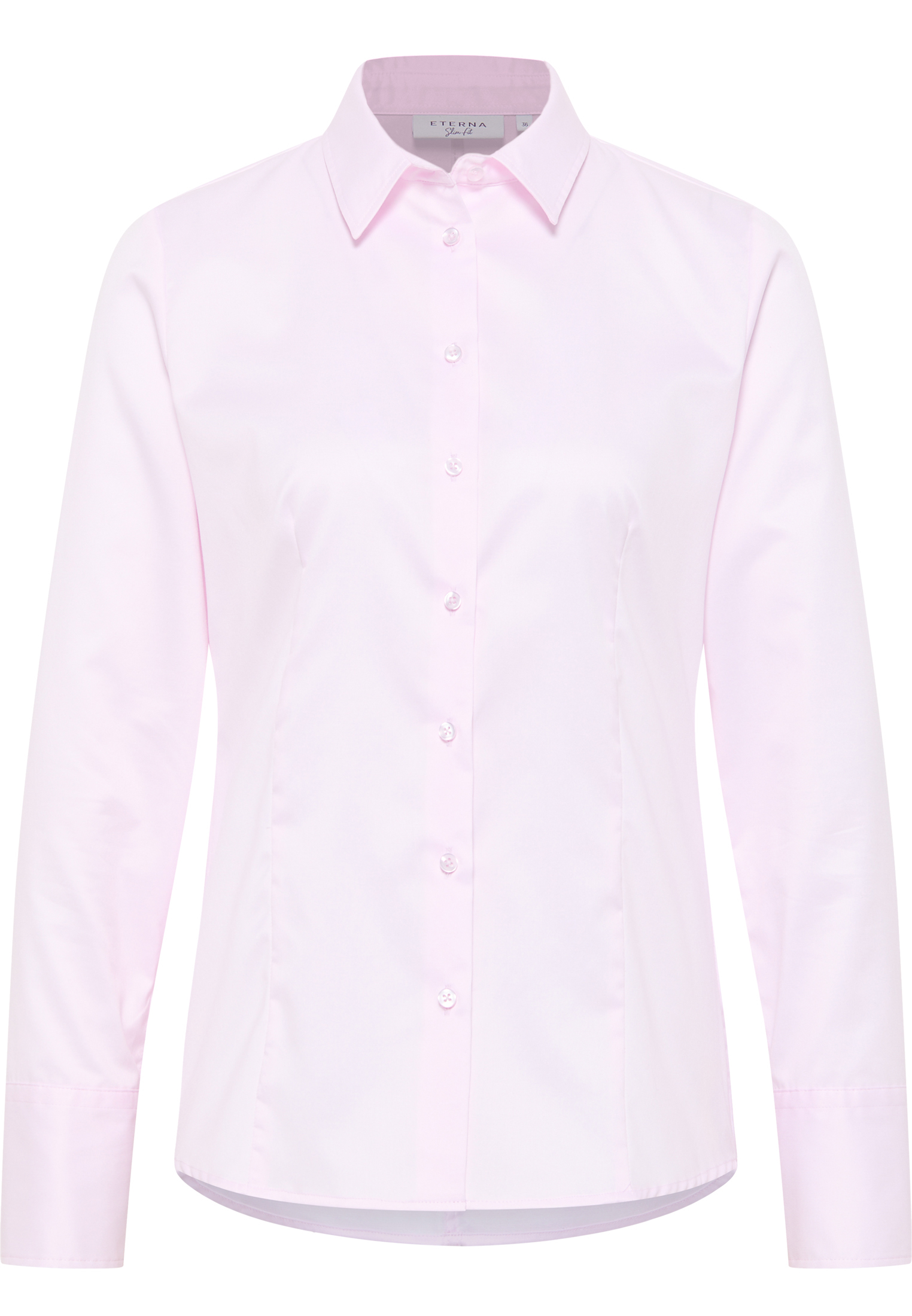 Cover Shirt Blouse in rose plain | rose | 50 | long sleeve |  2BL00075-15-11-50-1/1