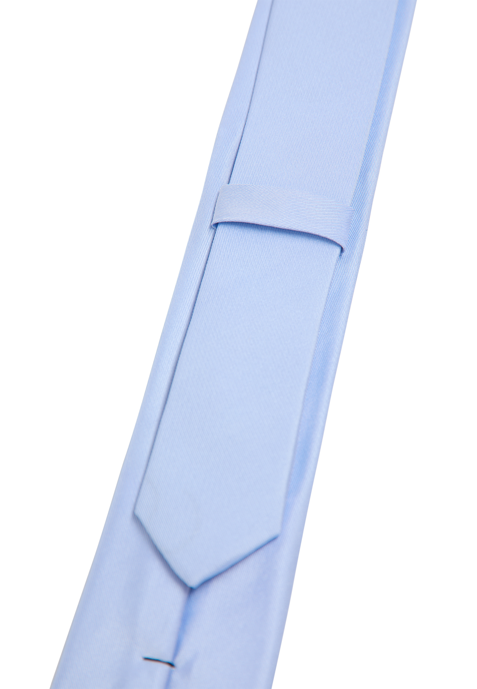 Cravate bleu uni
