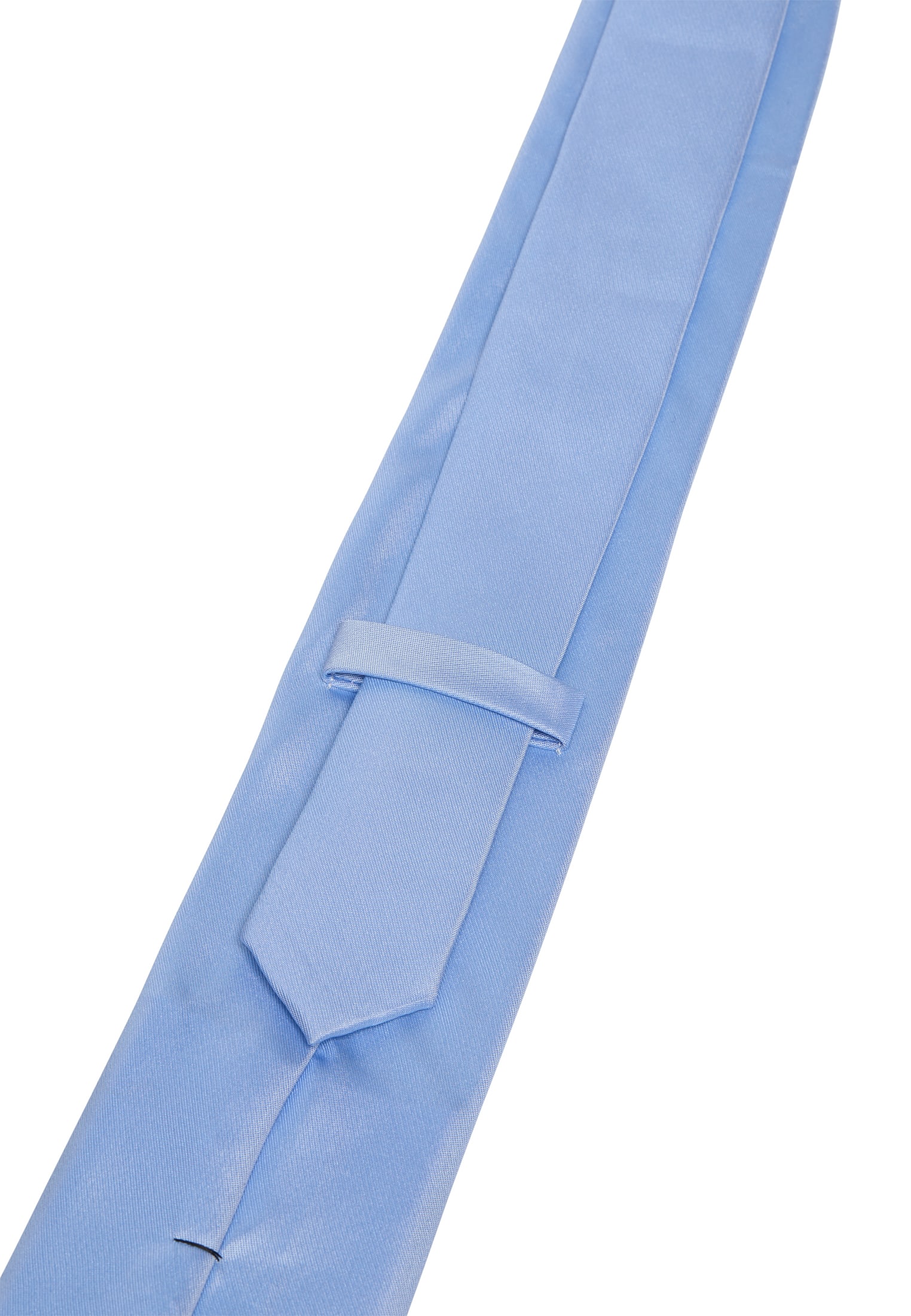 Cravate bleu uni