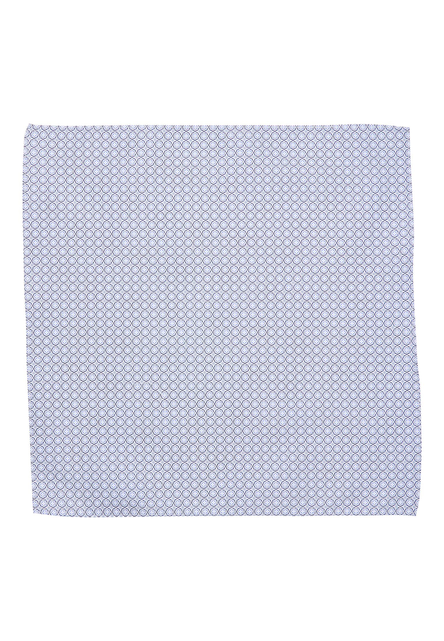 Pocket square in blue checkered