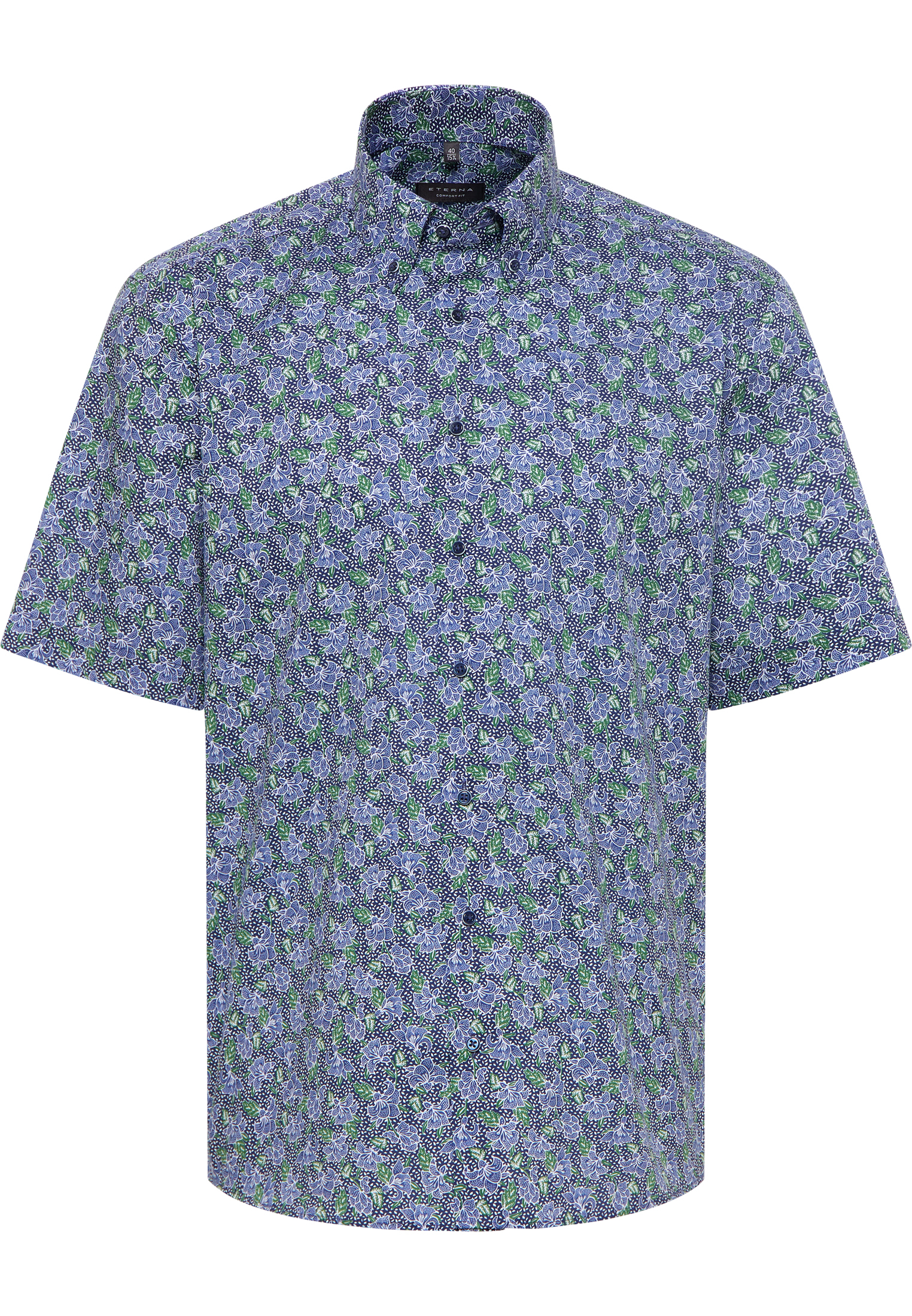 COMFORT FIT Shirt in green printed