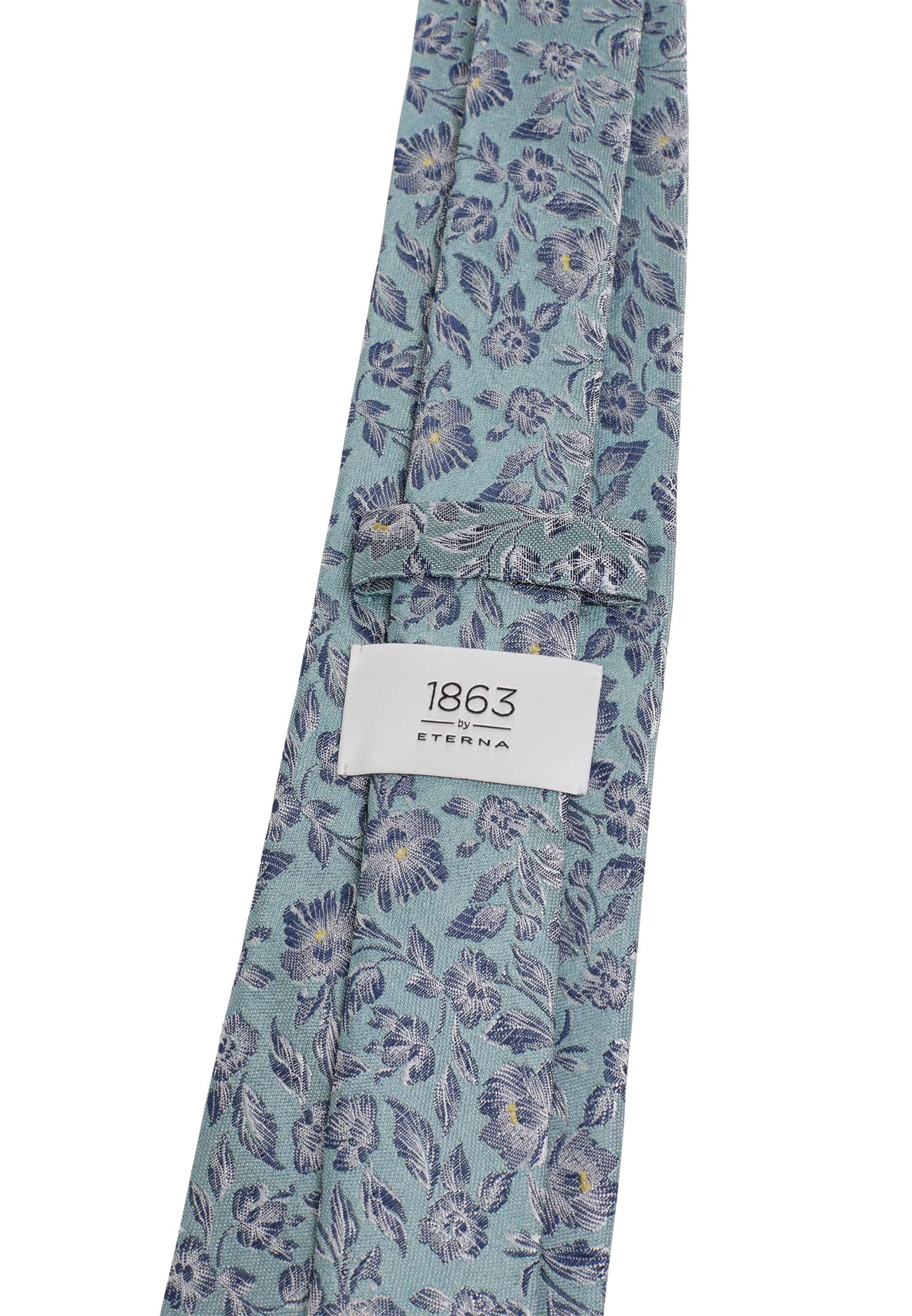 Cravate bleu/bleu marine estampé