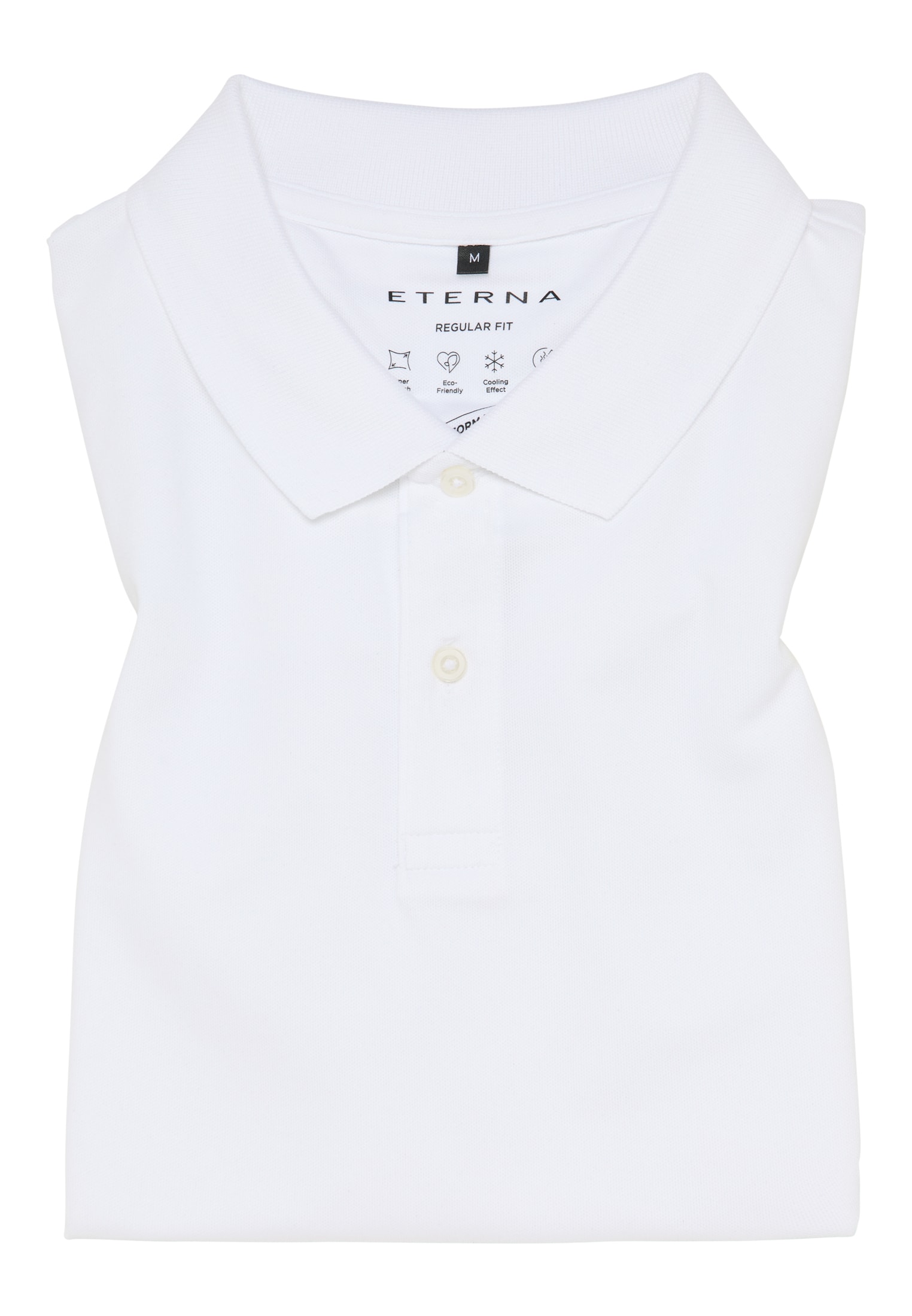 MODERN FIT Poloshirt in weiß unifarben | weiß | 42 | Kurzarm |  1SP00175-00-01-42-1/2