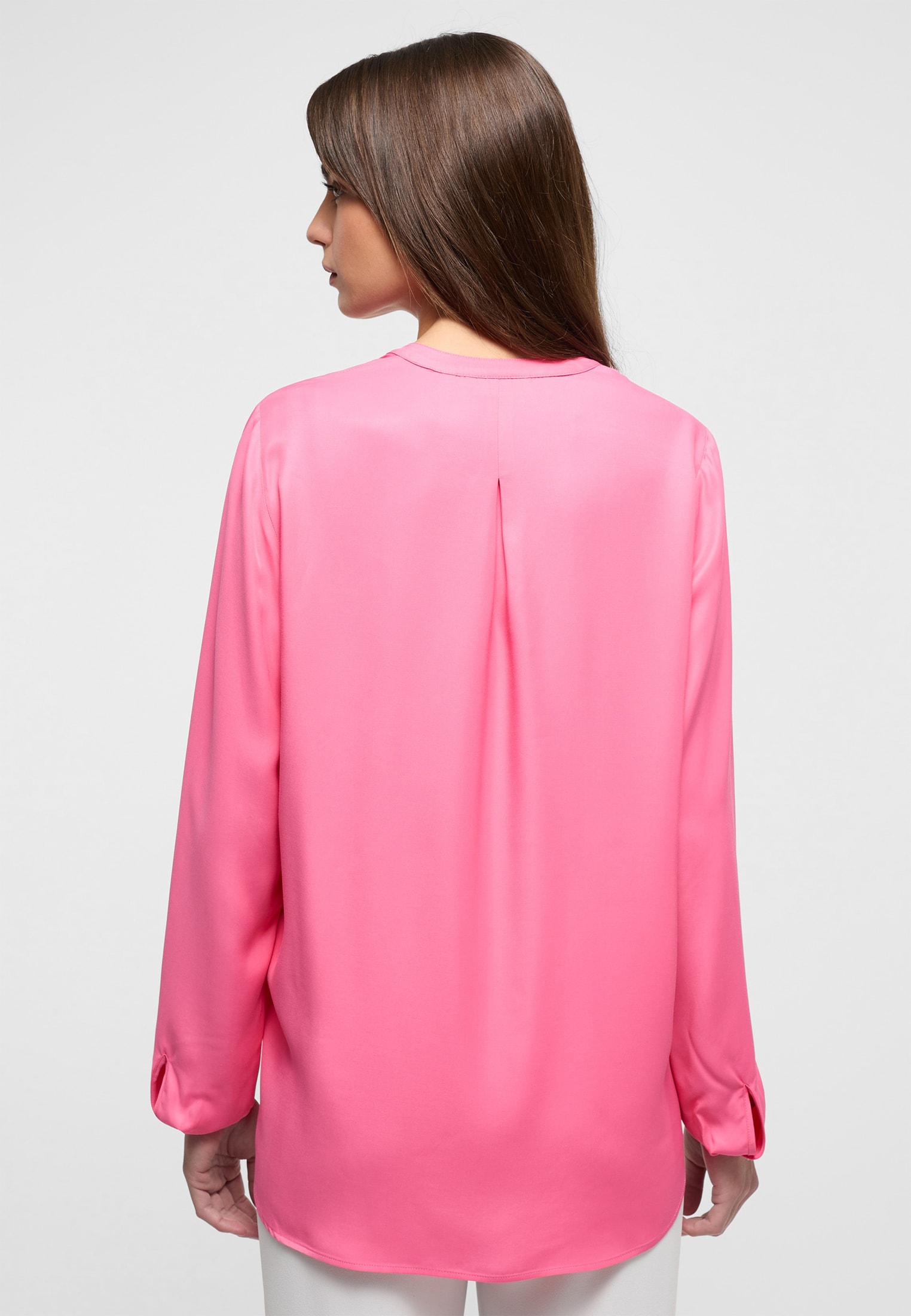 | Langarm Viscose Bluse in 2BL04272-15-21-42-1/1 pink pink | | unifarben Shirt | 42