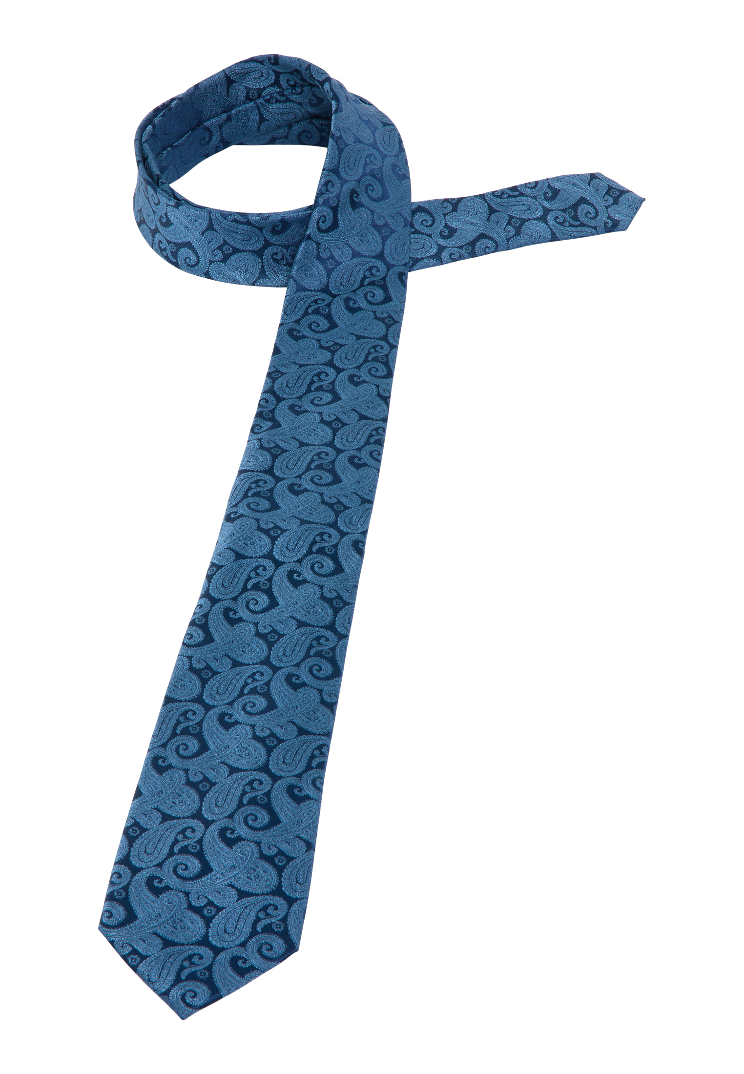 Krawatte in blau gemustert | blau | 142 | 1AC01891-01-41-142