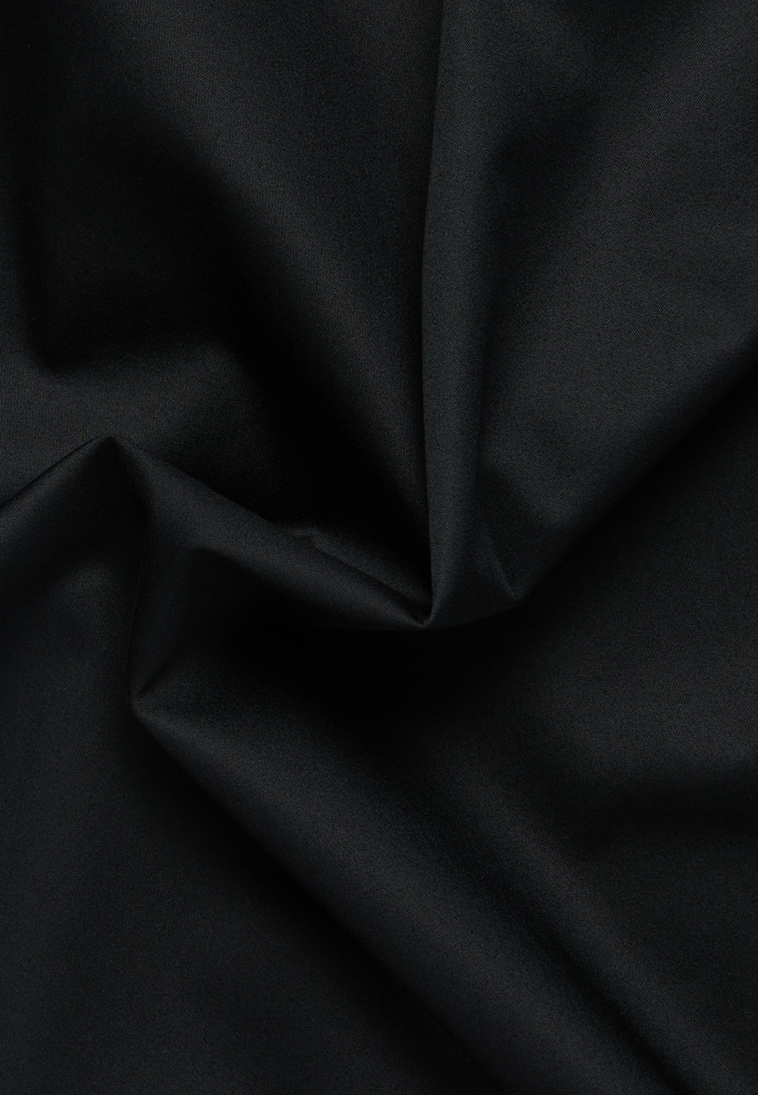 Satin Shirt Bluse in schwarz unifarben | schwarz | 44 | 3/4-Arm |  2BL03924-03-91-44-3/4