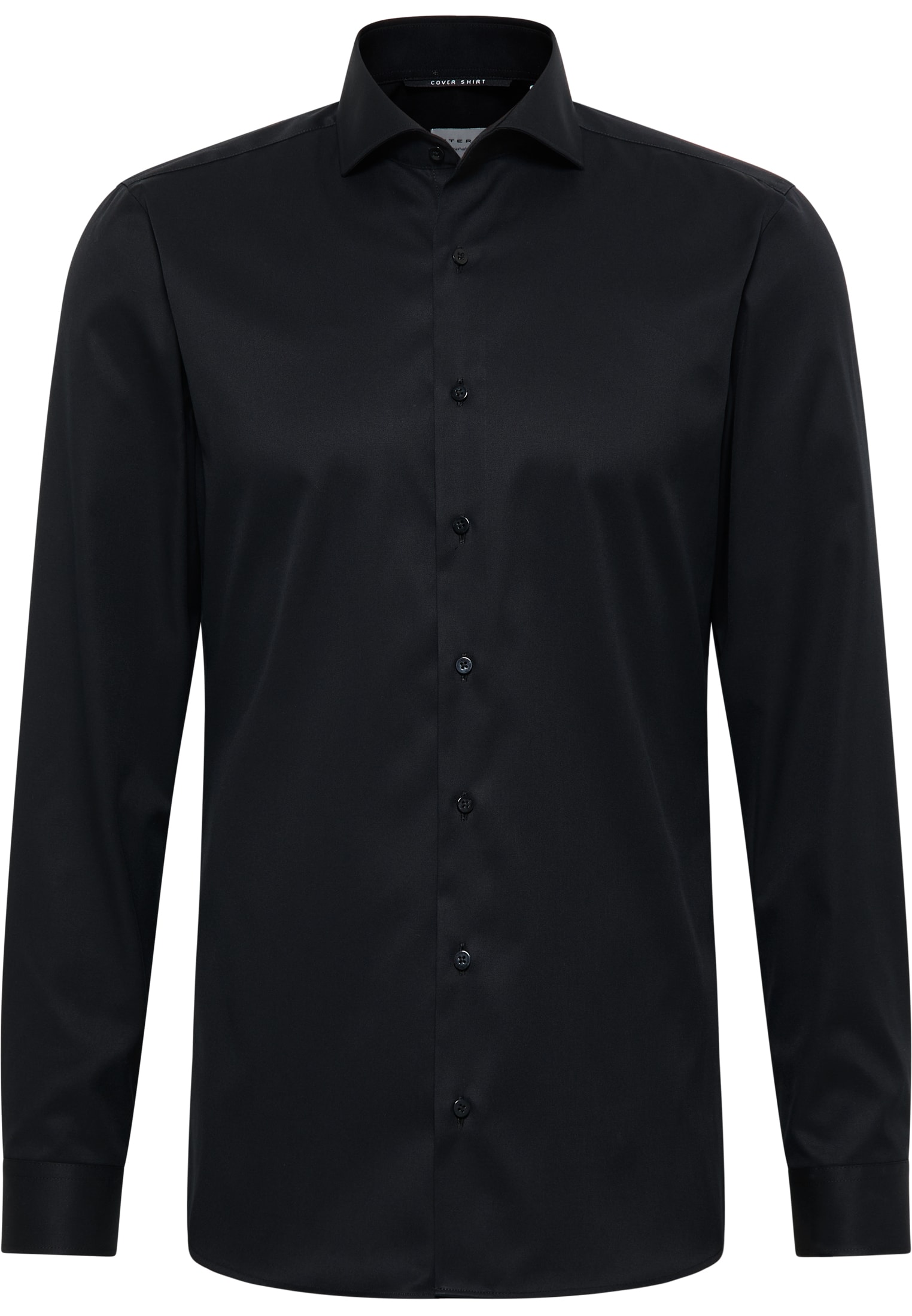 SLIM FIT Cover Shirt noir uni