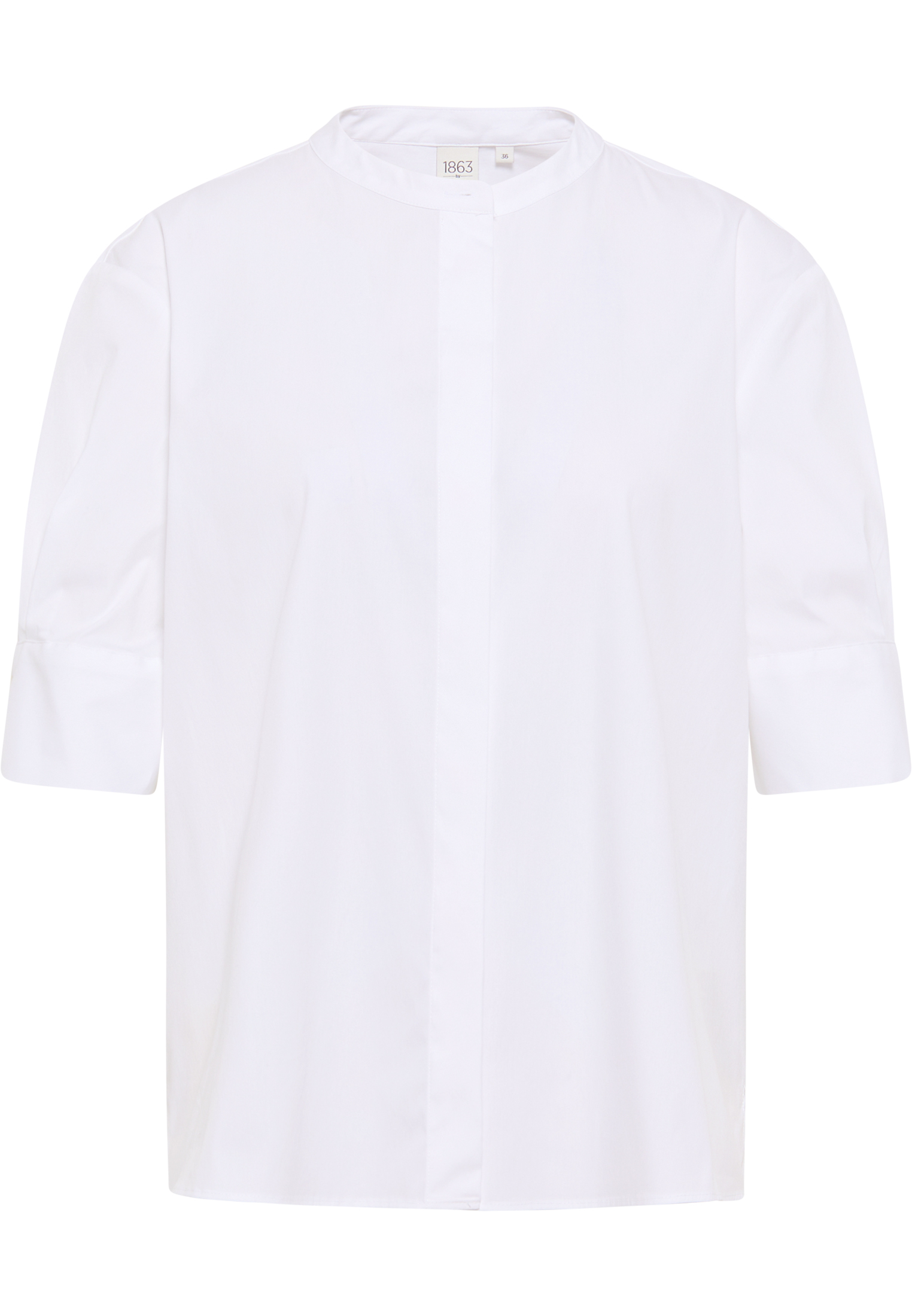 Signature Shirt in weiß unifarben