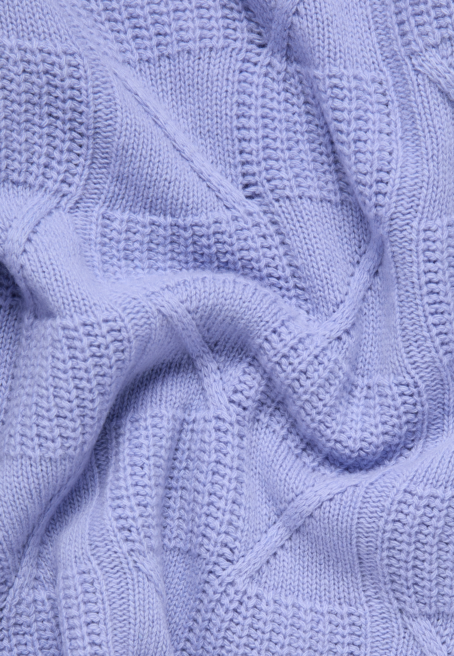 Knitted jumper in sky blue plain