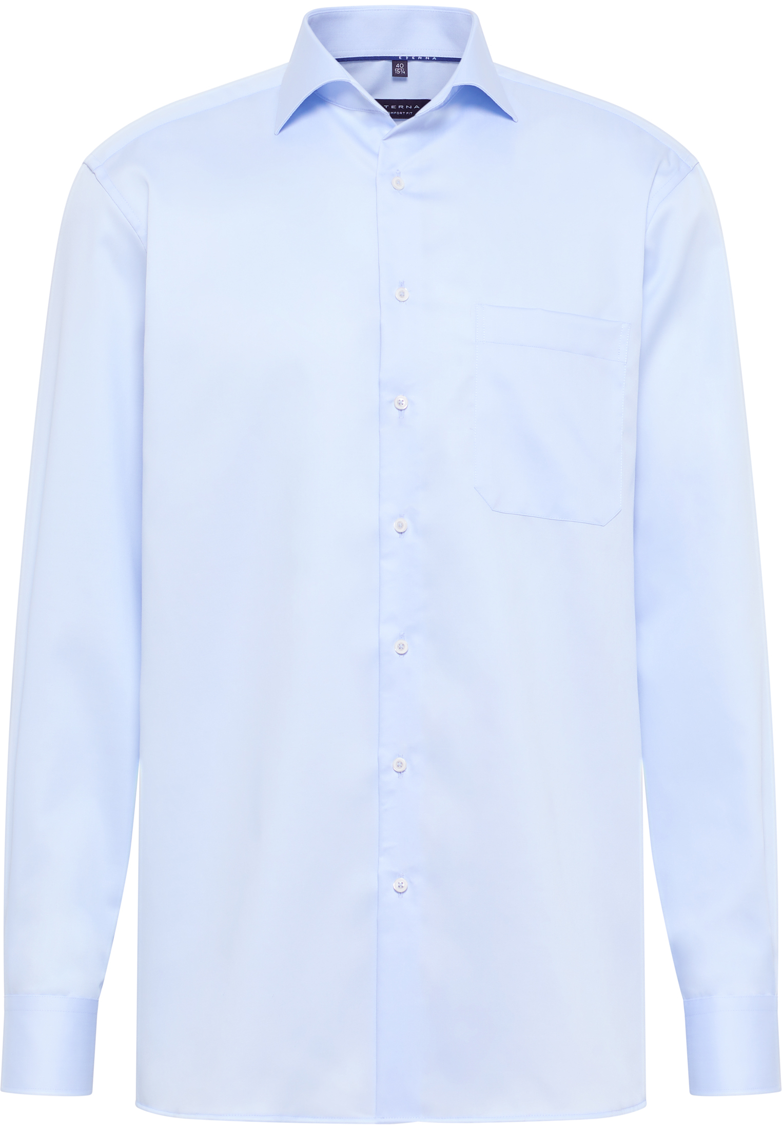 ETERNA plain cotton shirt COMFORT FIT