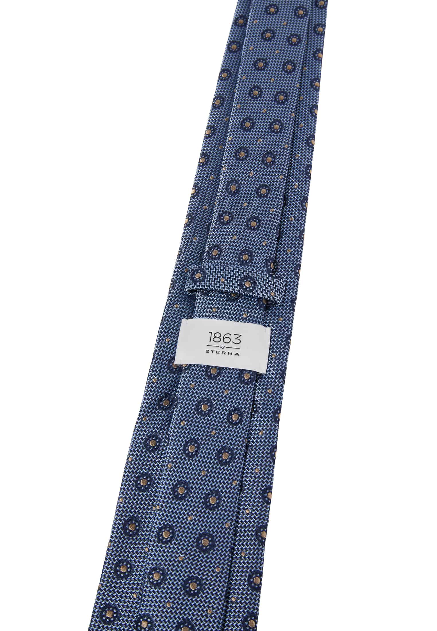 Krawatte in blau strukturiert