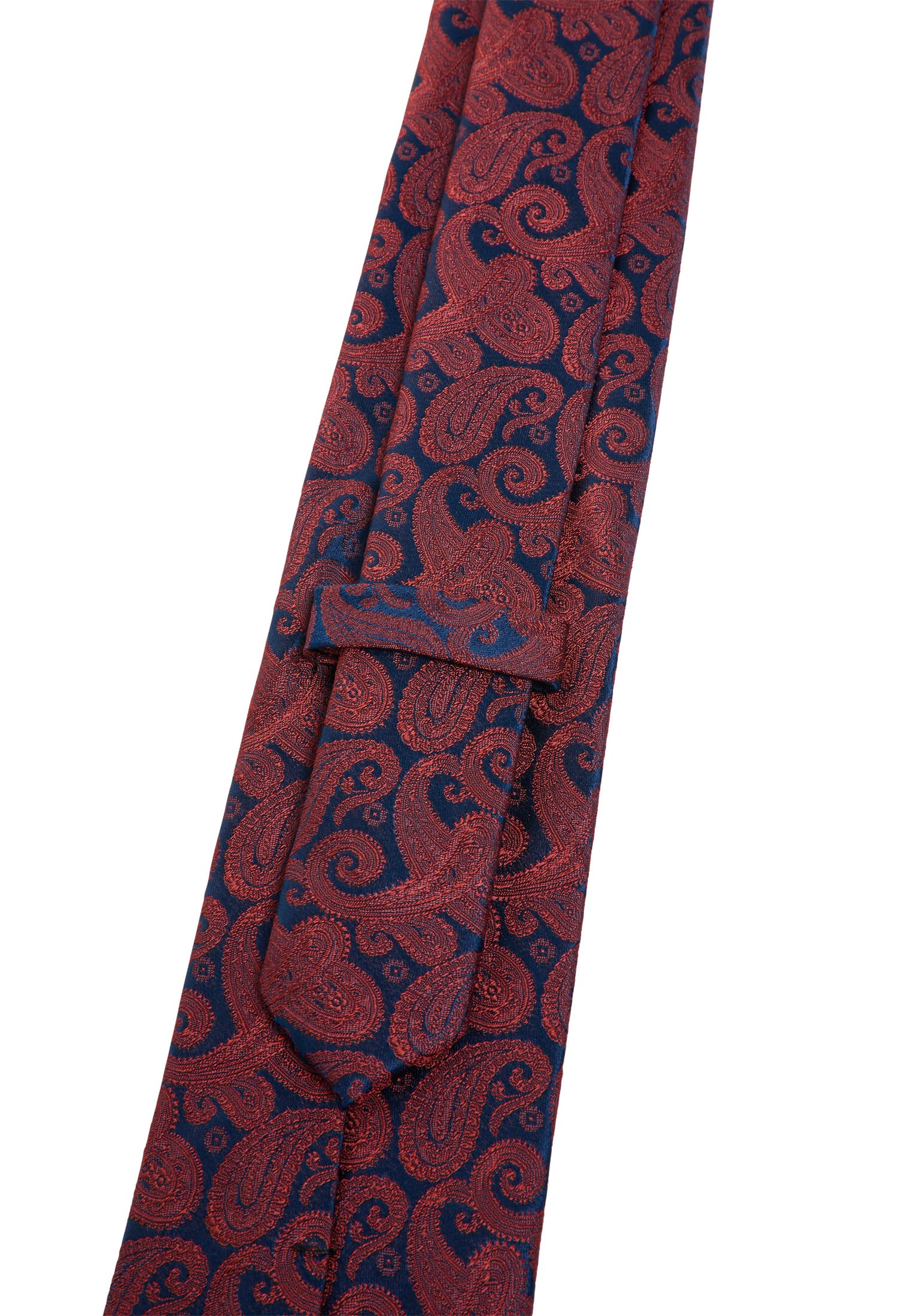 Krawatte in rusty red gemustert