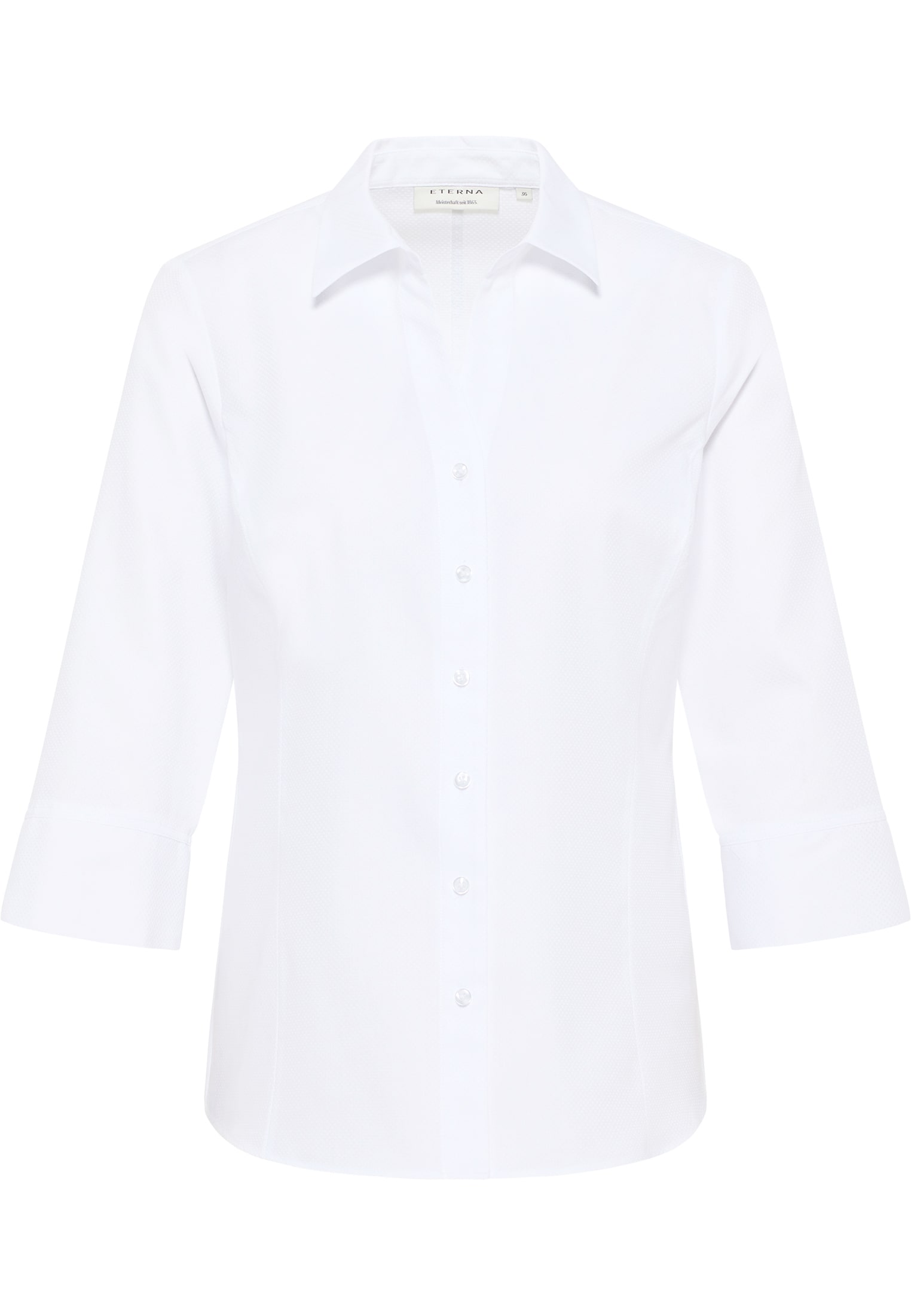 Blouse in white structured