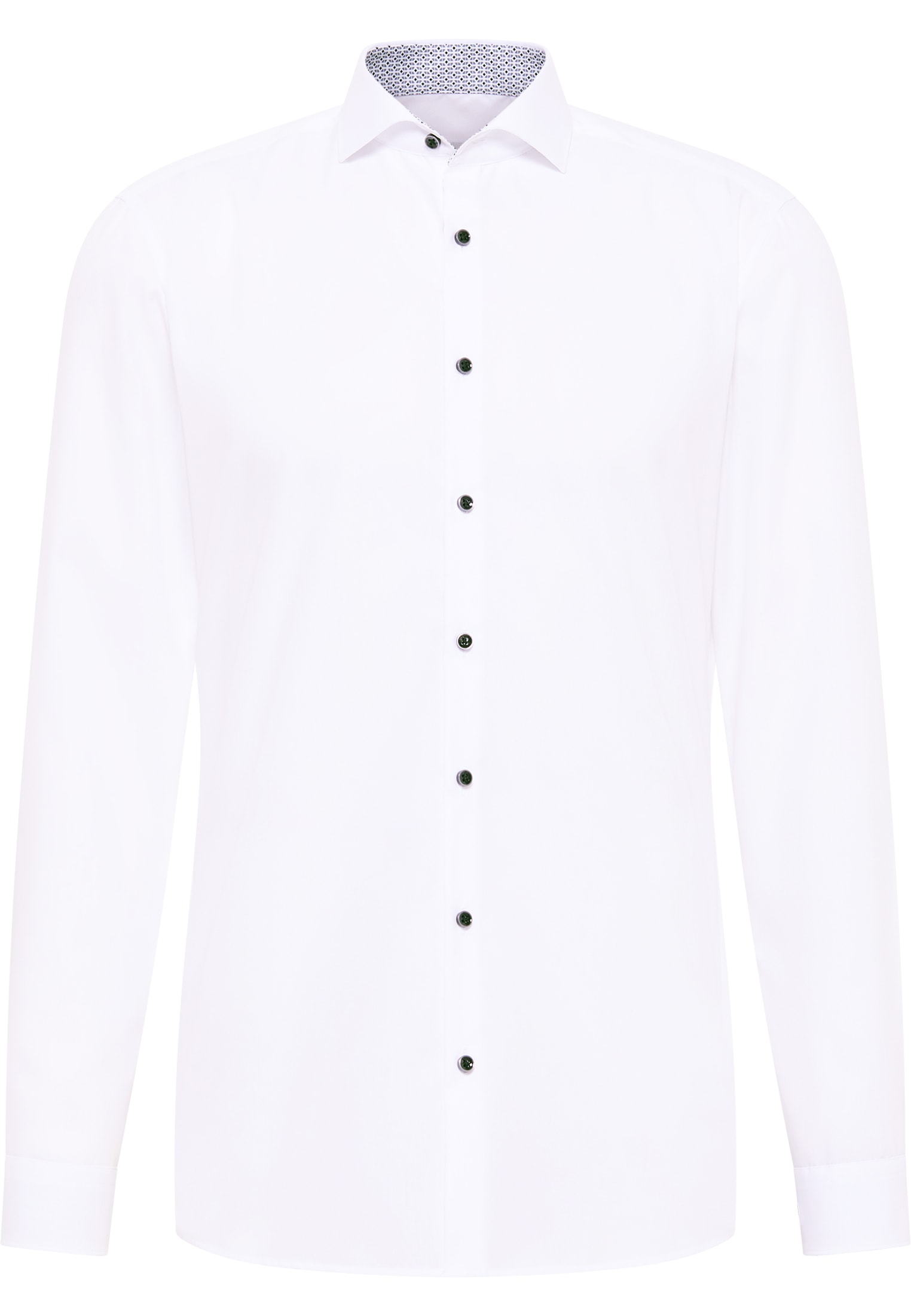 SUPER SLIM Original Shirt in weiß unifarben