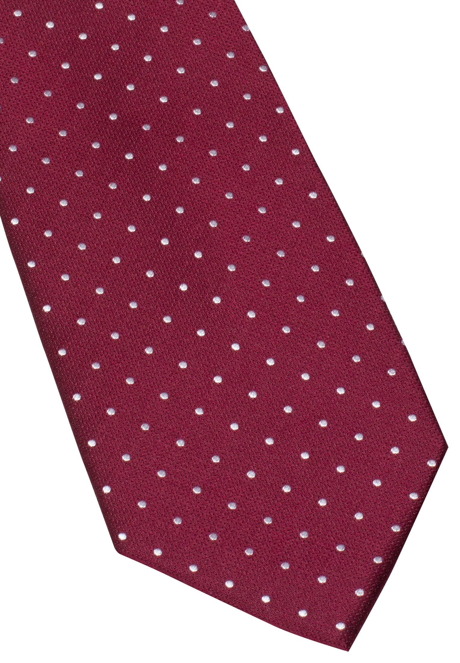 Cravate bordeaux tacheté
