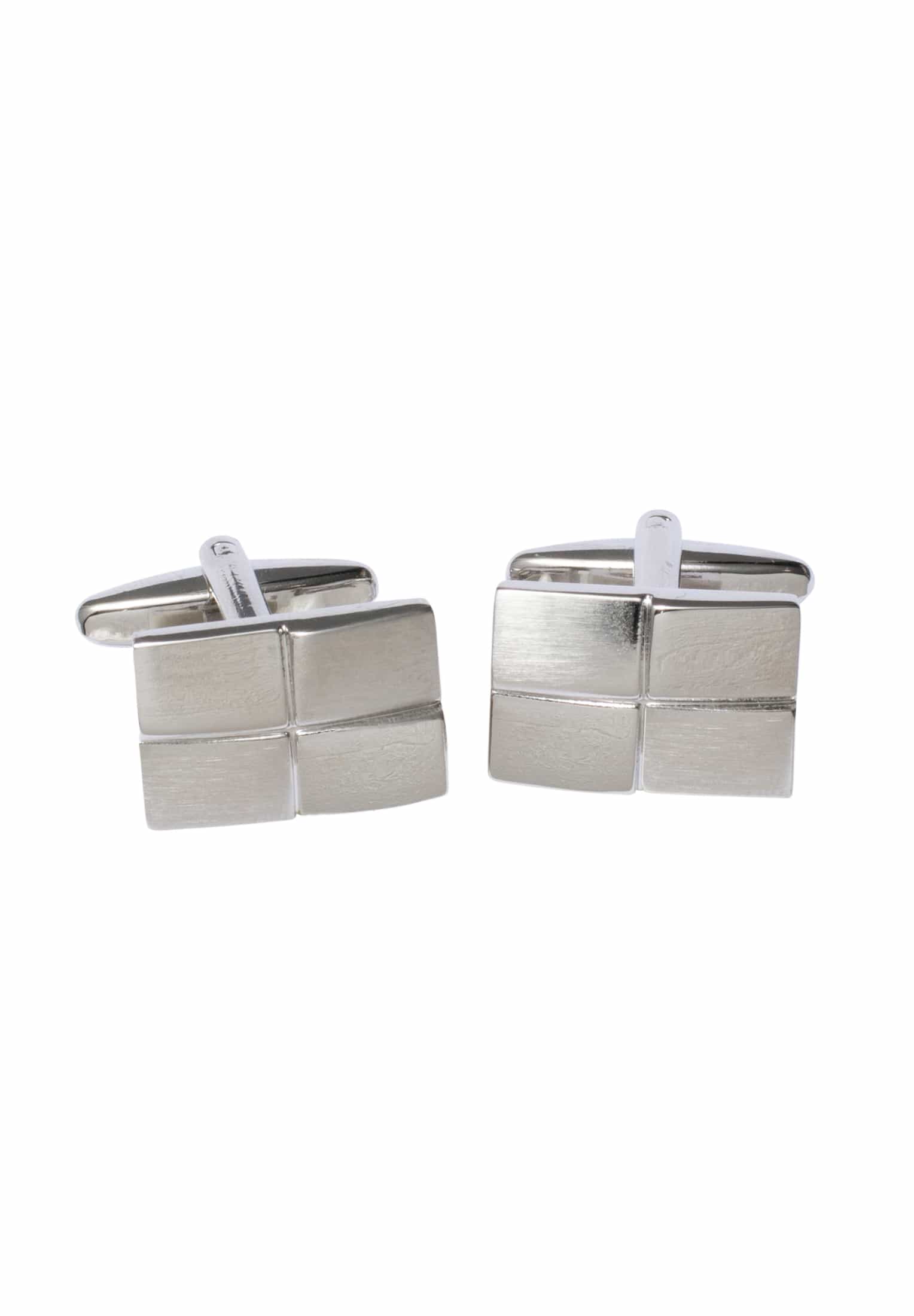 Cufflinks in silver plain