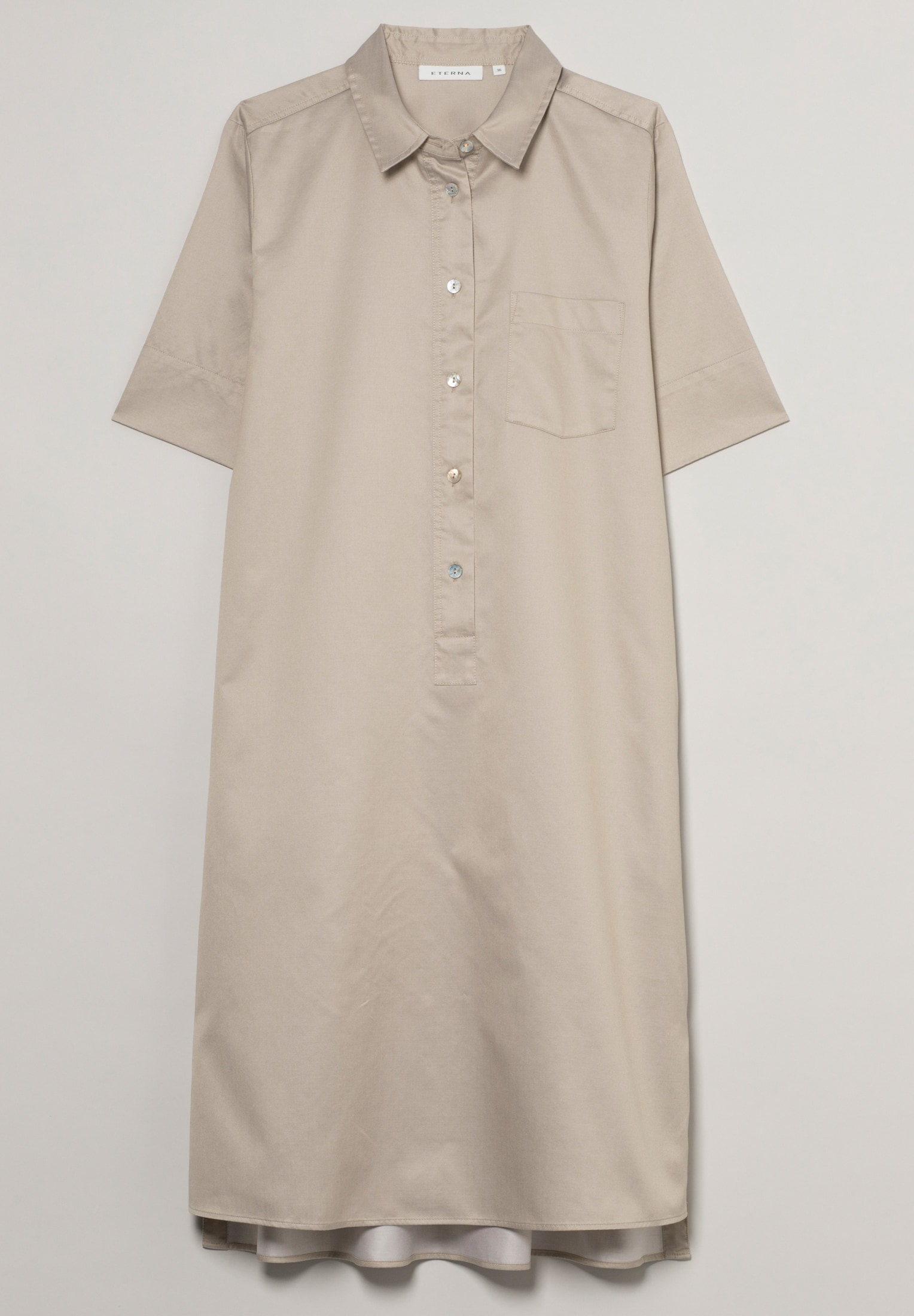 Soft Luxury Shirt Bluse in grün unifarben | grün | 42 | Kurzarm |  2DR00234-04-01-42-1/2
