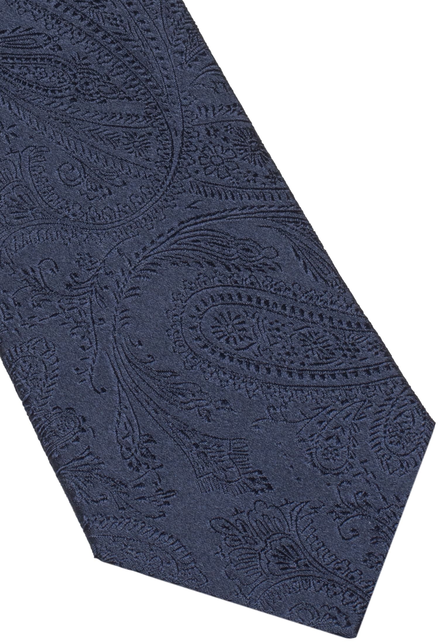 Cravate Bleu marine estampé