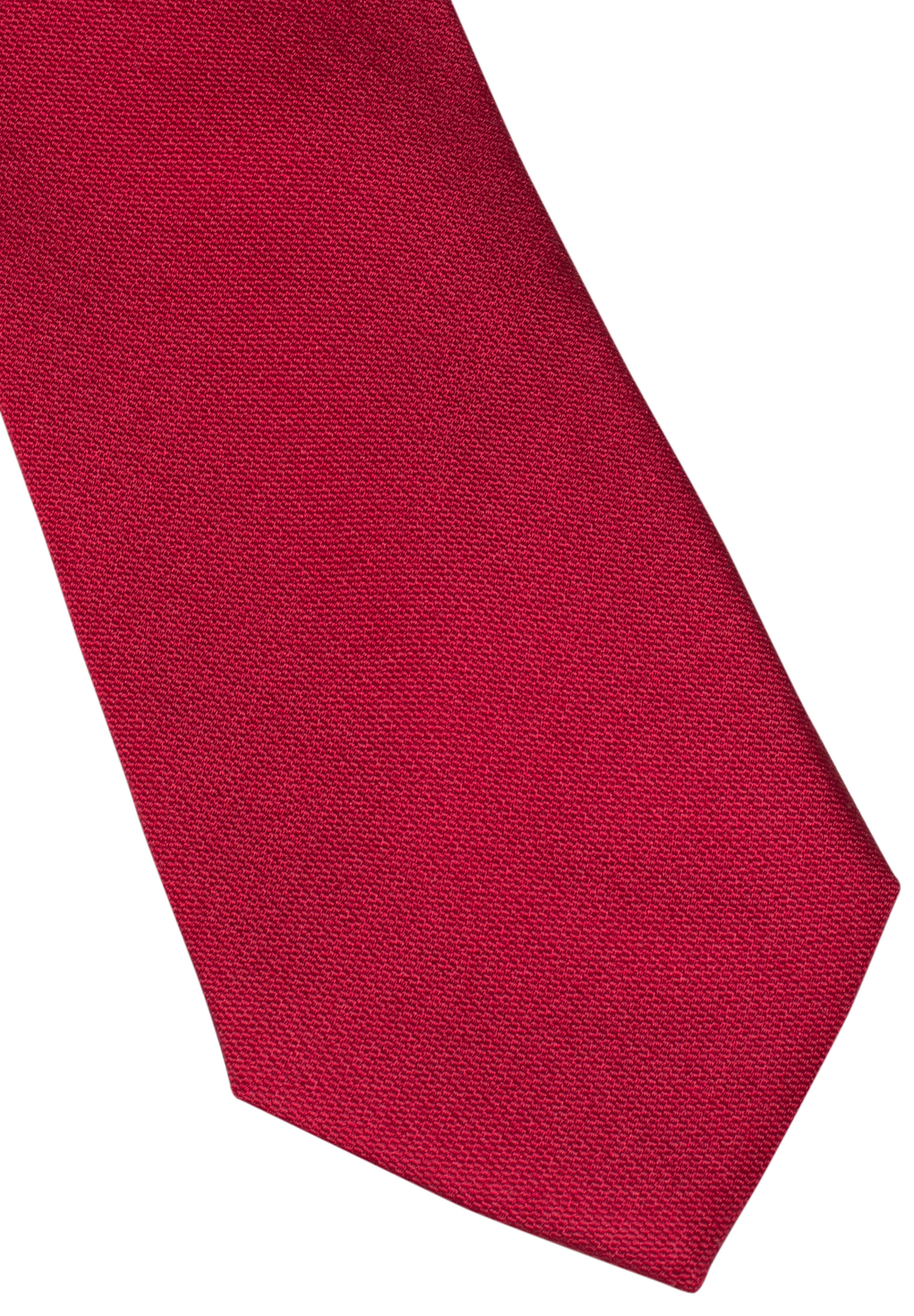 Tie in red plain
