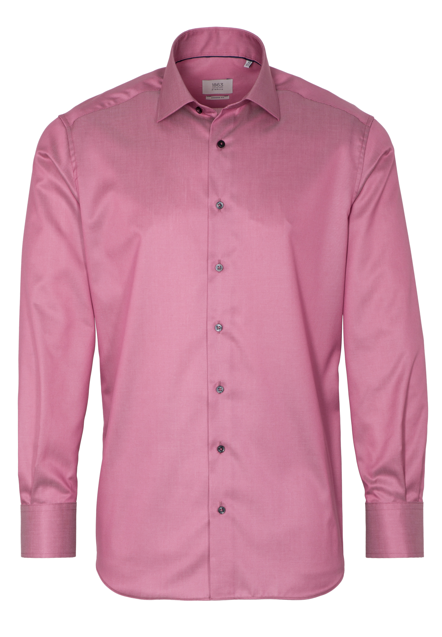 MODERN FIT Luxury Shirt in pink unifarben