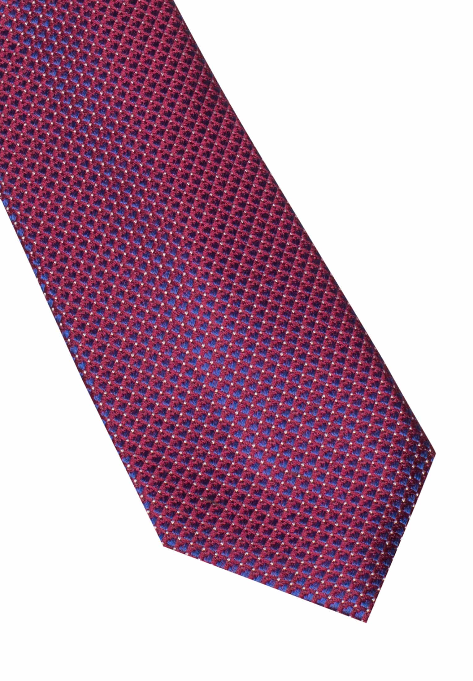 Tie in dark red structured