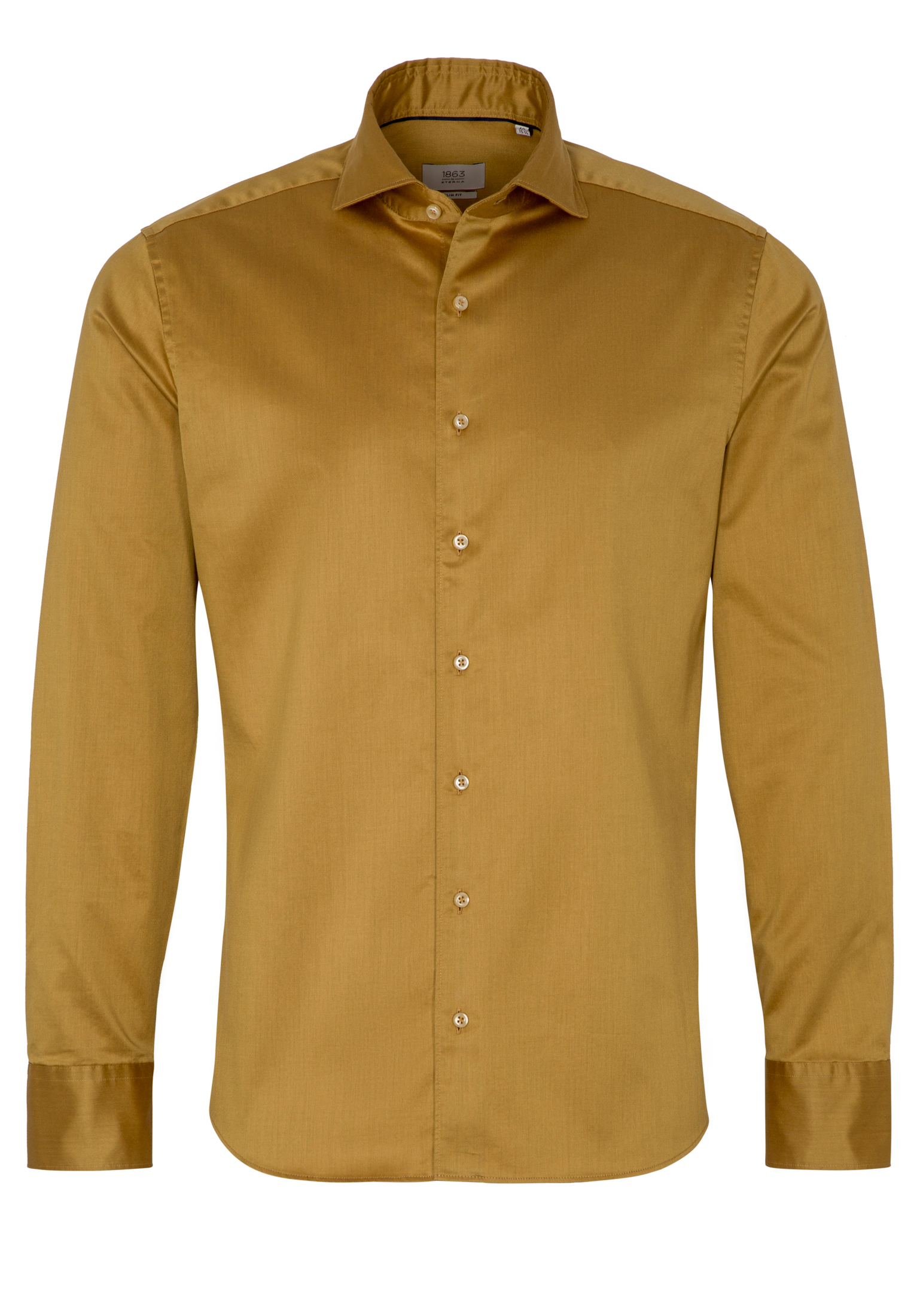 SLIM FIT Soft Luxury Shirt jaune uni
