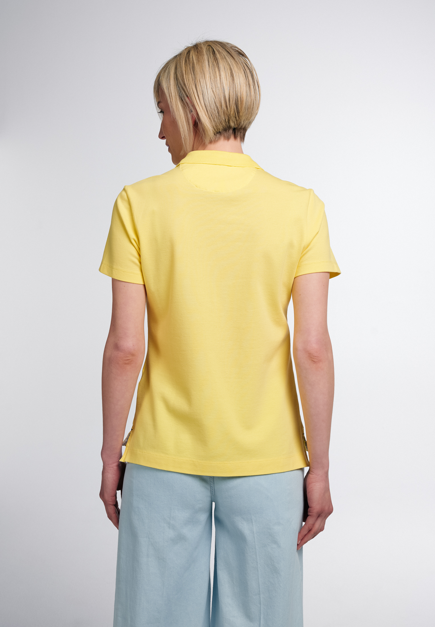 | 2SP00006-07-01-7XL-1/2 in | | gelb unifarben | Kurzarm gelb Poloshirt 7XL