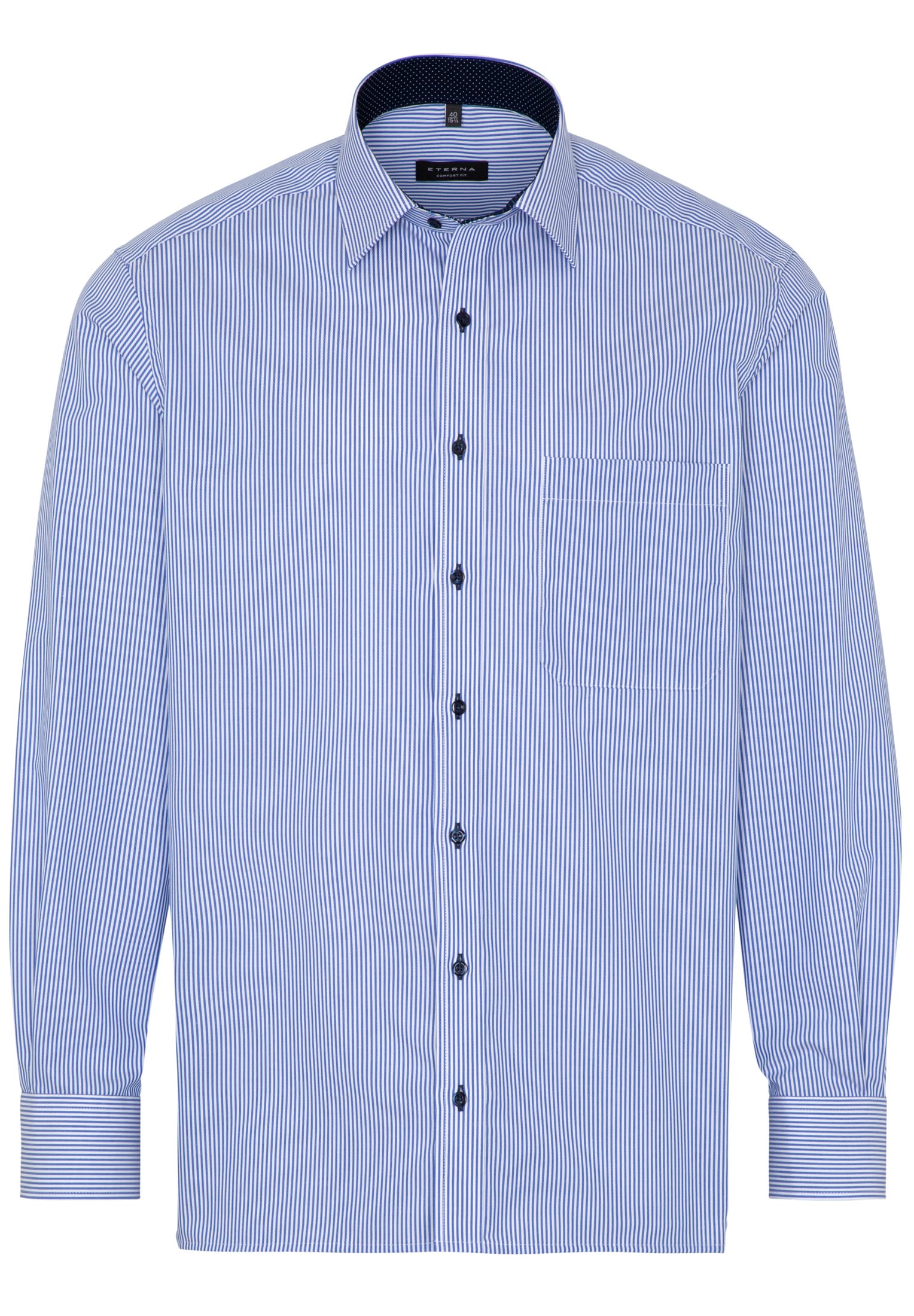 COMFORT FIT Shirt in blue striped