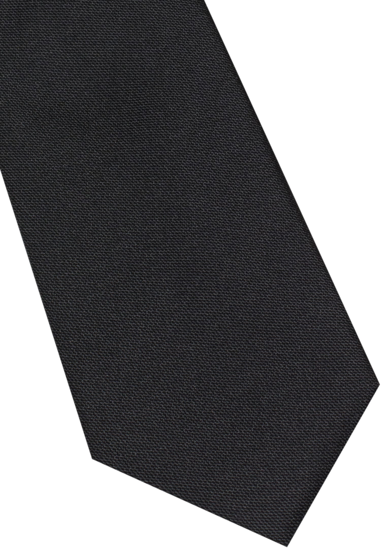 Krawatte in schwarz unifarben