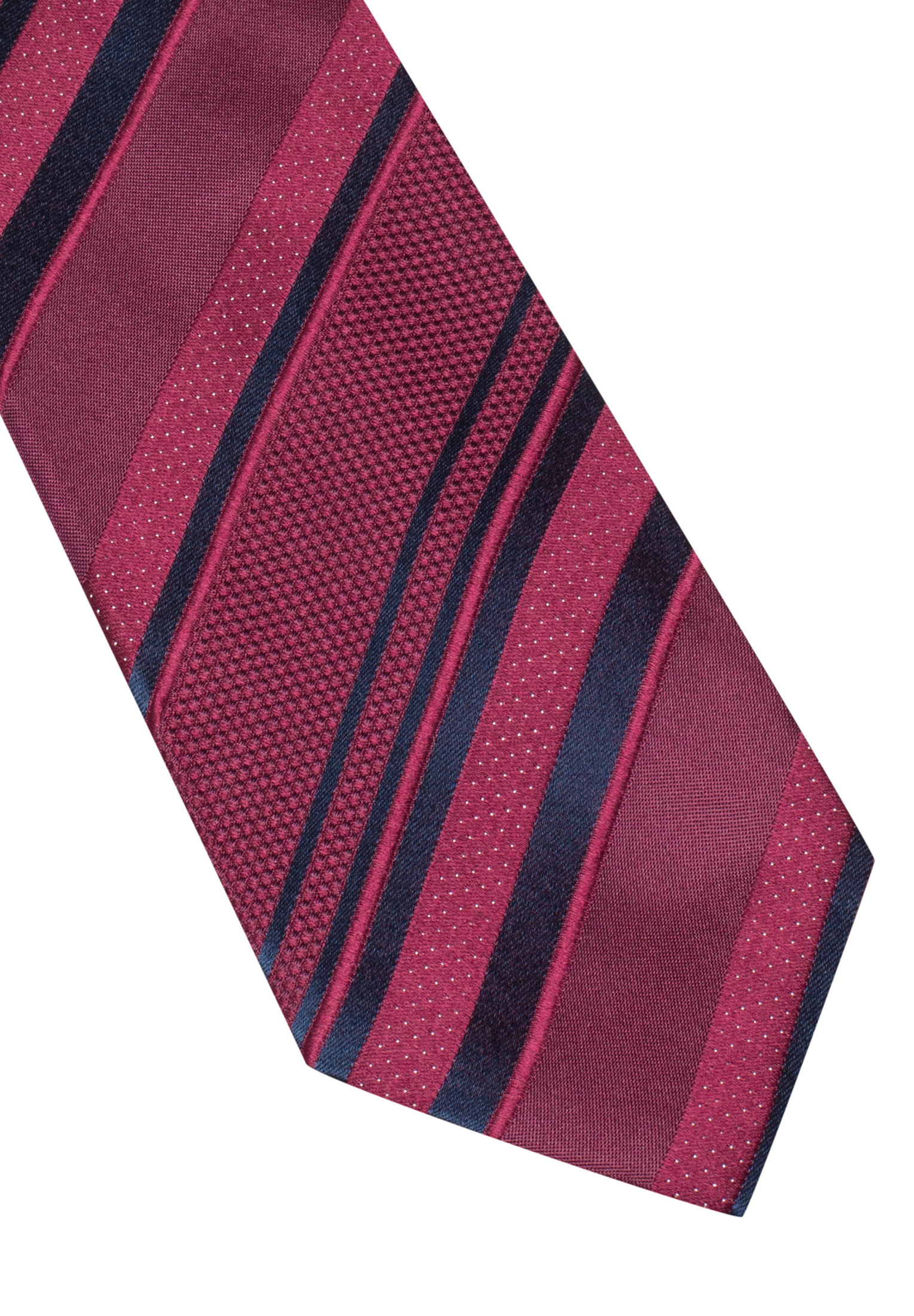 Krawatte in weinrot gestreift | weinrot | 142 | 1AC00408-05-62-142